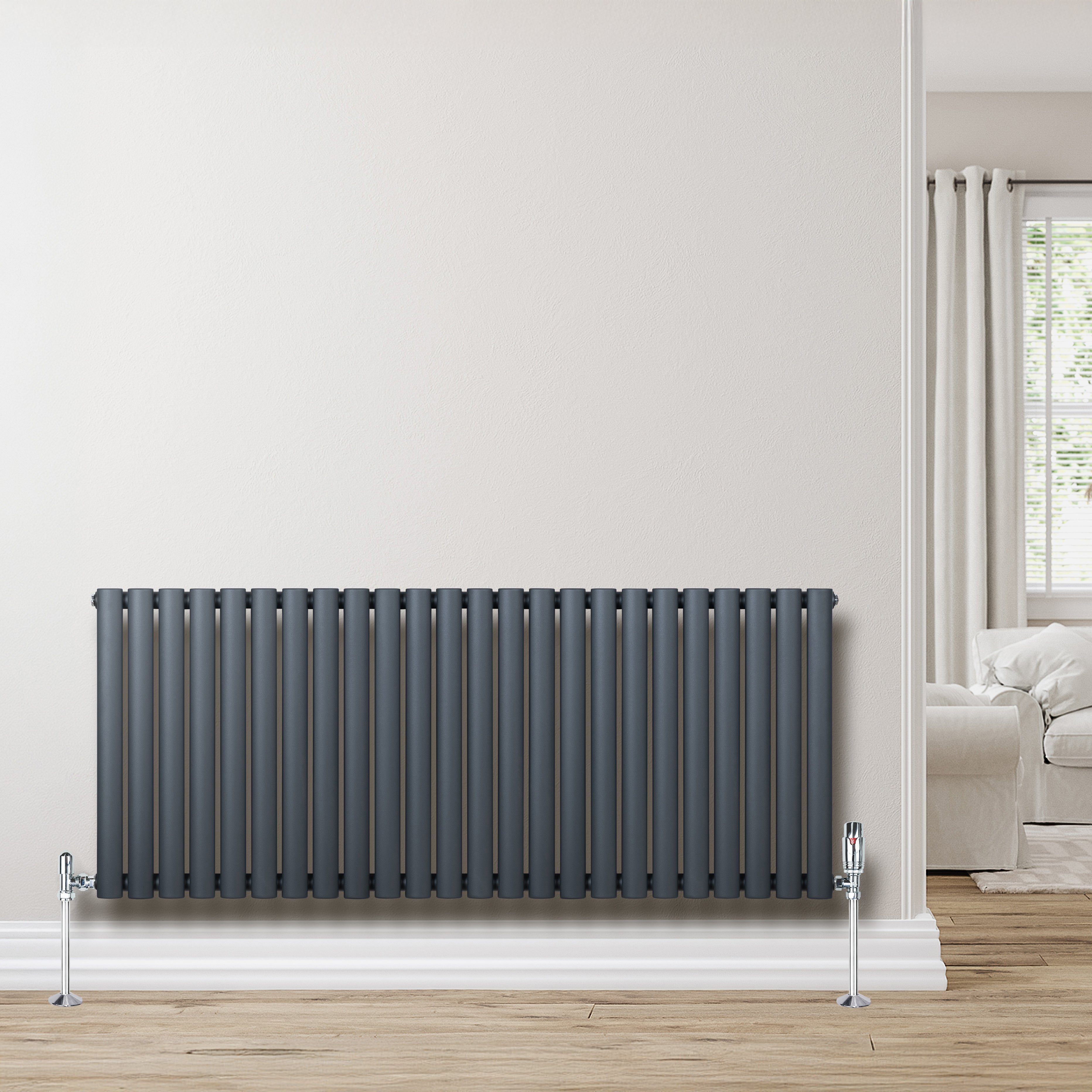 Q-Rax Tradizionali 600x1440 antracite radiatore colonna singola