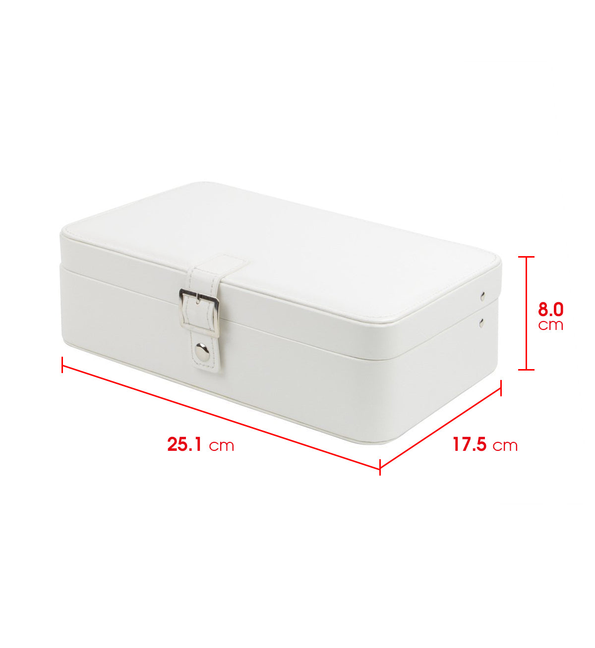 Jackcube Makeup Jewelry Box Portagioie Avorio 24 Scomparti
