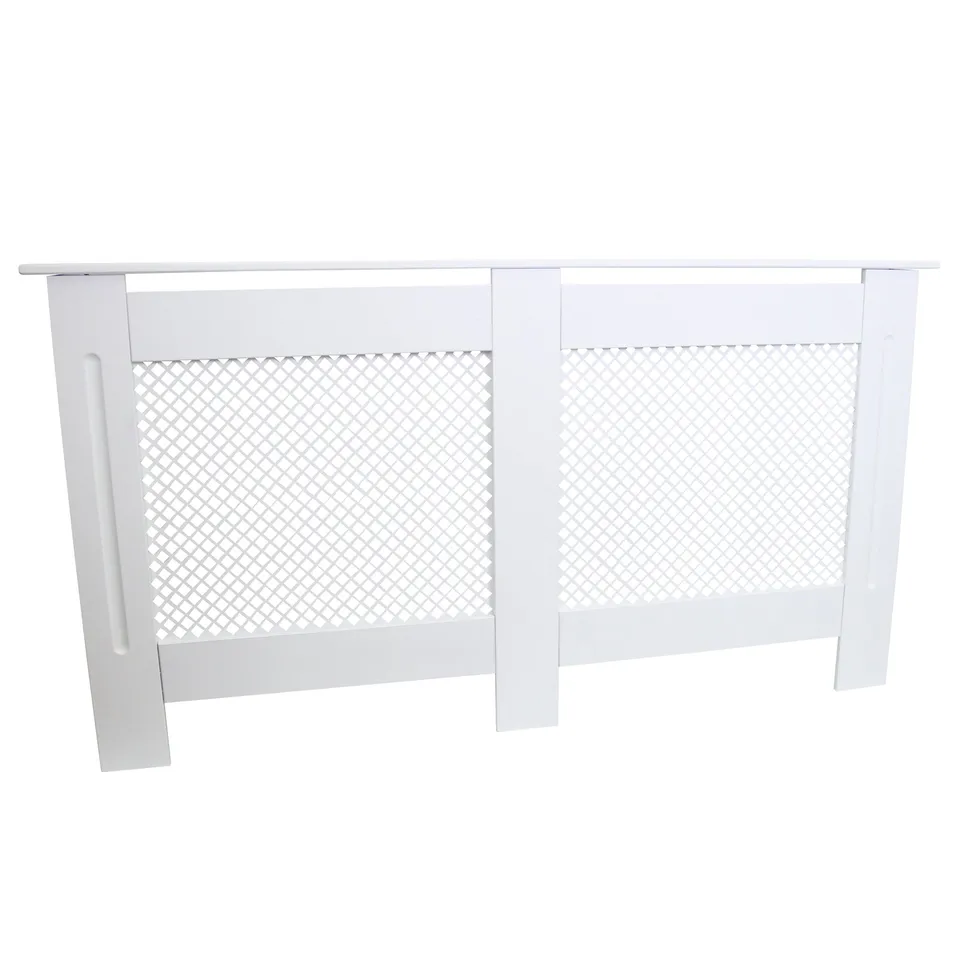 Q-Rax Copritermosifone MDF Bianco 1515 mm con Griglia