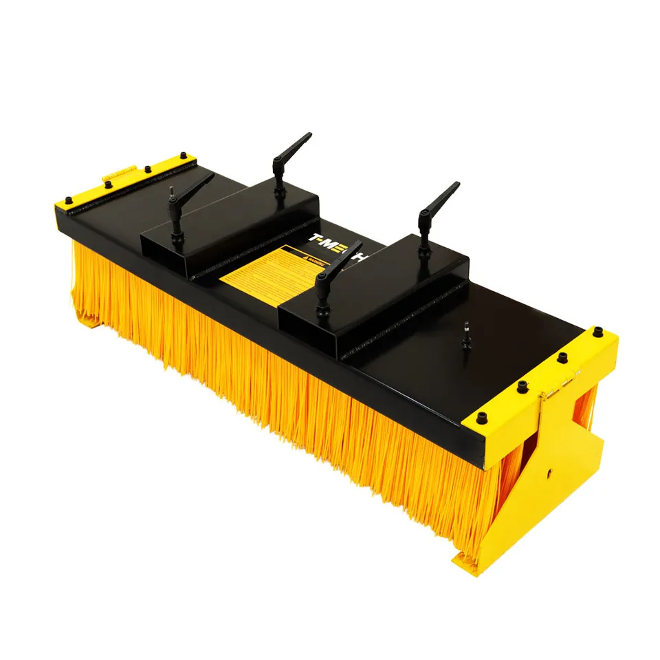 Q-Rax Spazzola Carrello Elevatore 130 cm con Supporto