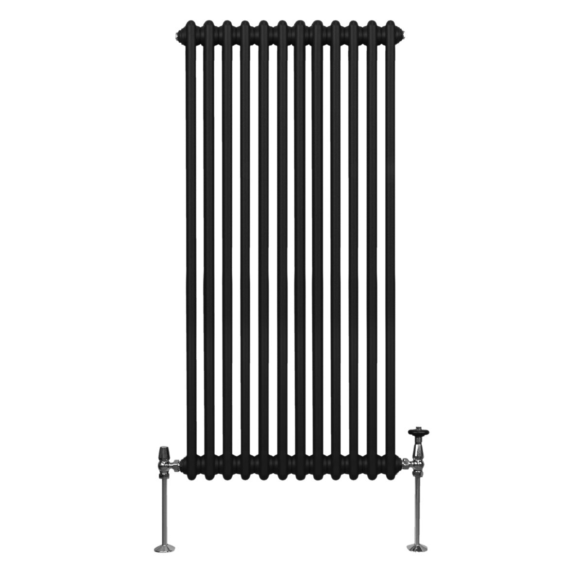 Q-Rax Radiatore 2 Colonne Nero Verticale 1500x562 mm