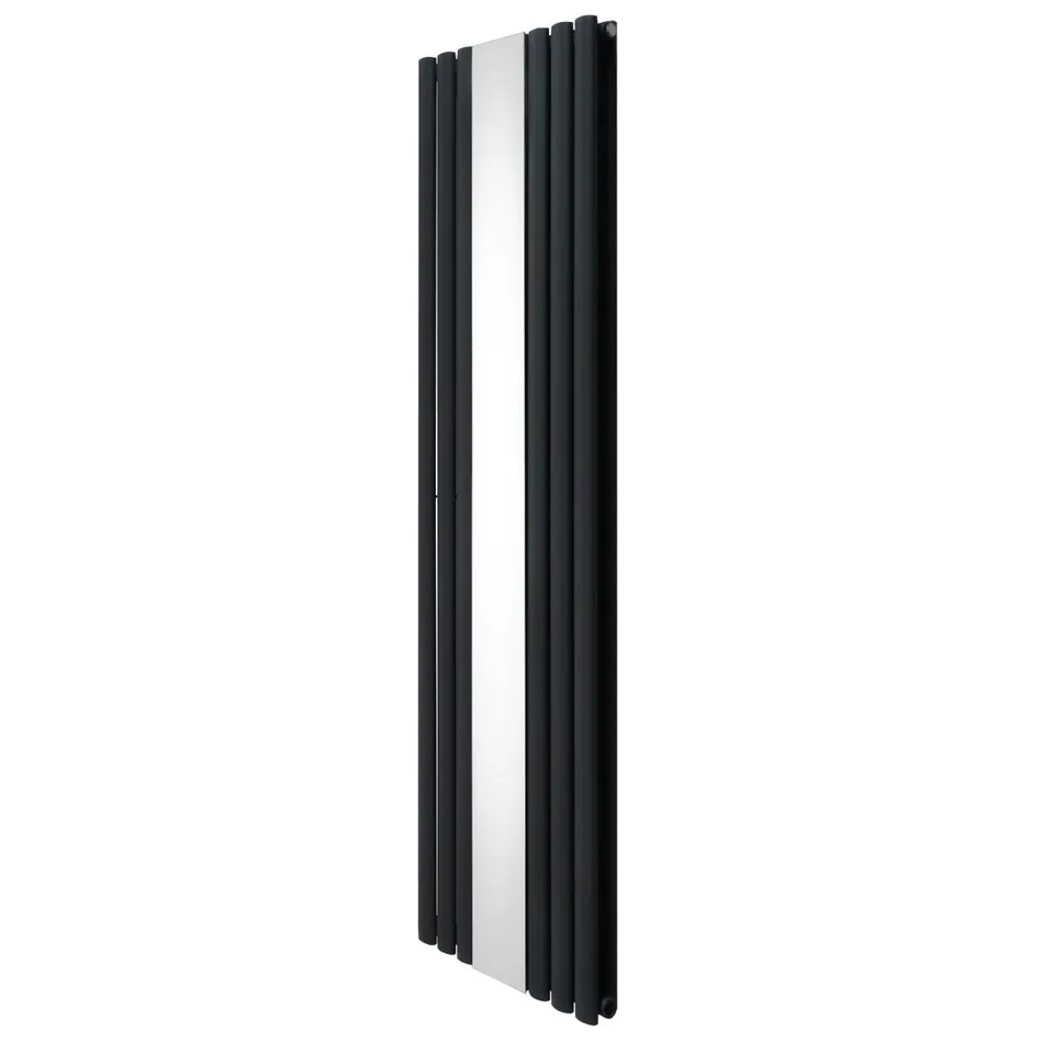 Q-Rax Radiatore Ovale Specchio 1800x500 antracite