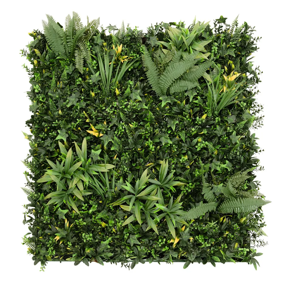 Q-Rax Ayla Pannello Vegetale Artificiale Parete Verde 100x100 cm