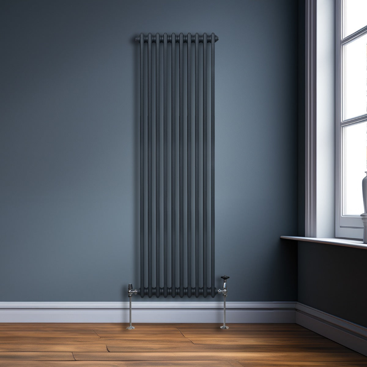 Q-Rax Termosifone 2 Colonne 1800x472 Grigio Antracite