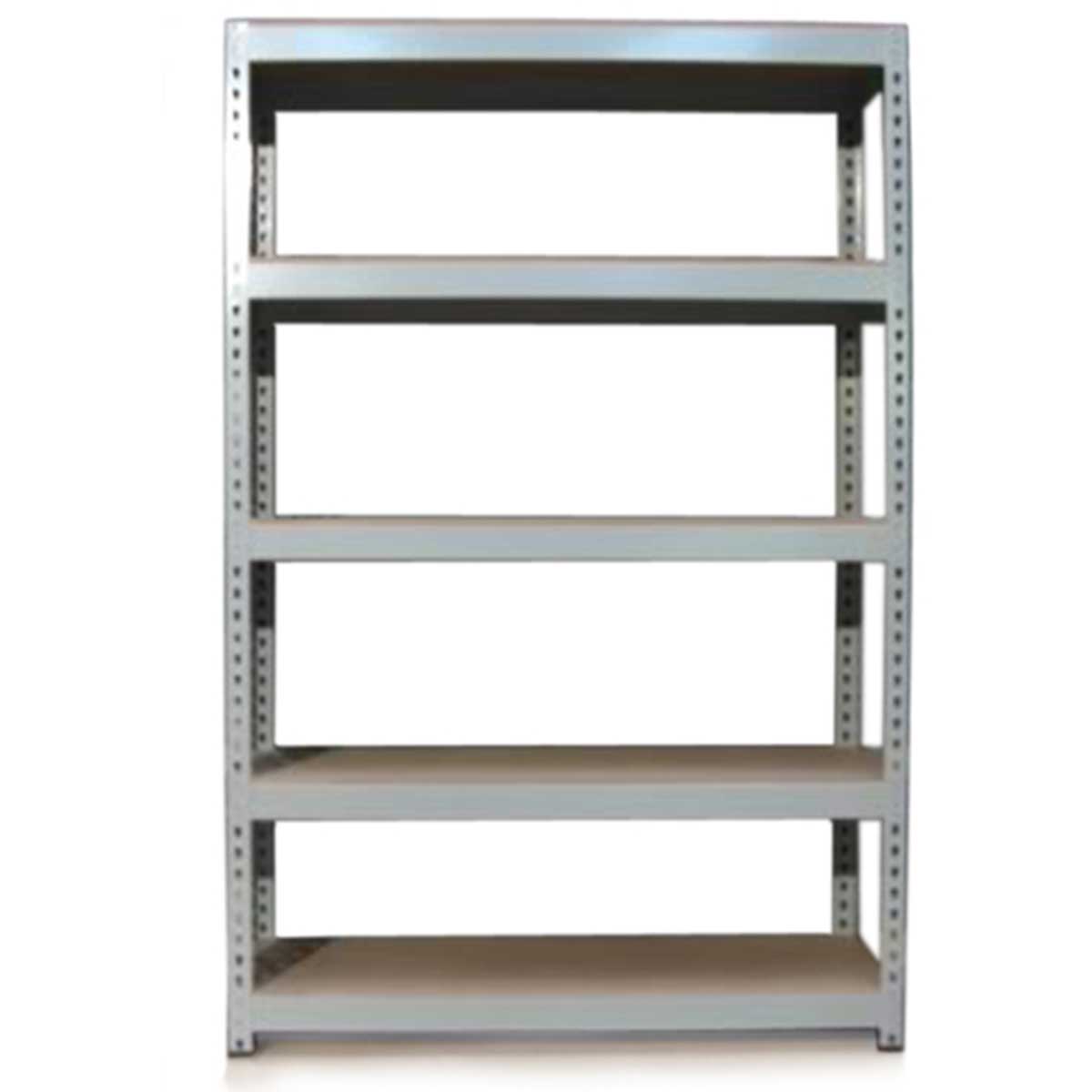 Q-Rax Scaffali Q-Rax Scaffale 120x50 cm Grigio 5 Ripiani 200 kg