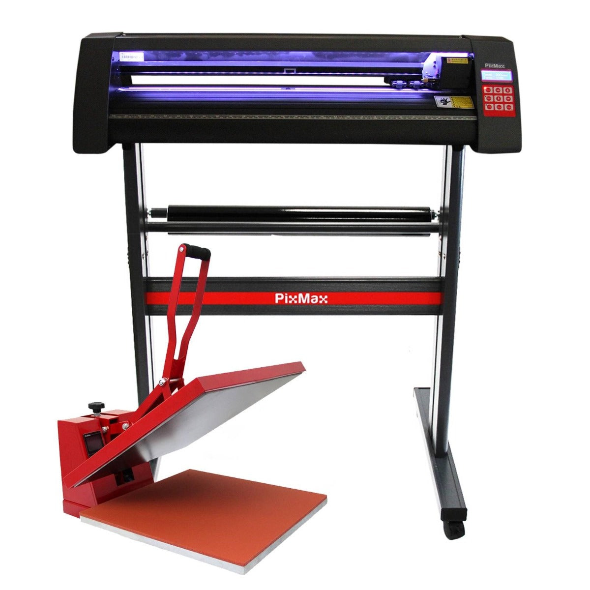 Q-Rax 720 Plotter taglio vinile LED + pressa 50x50