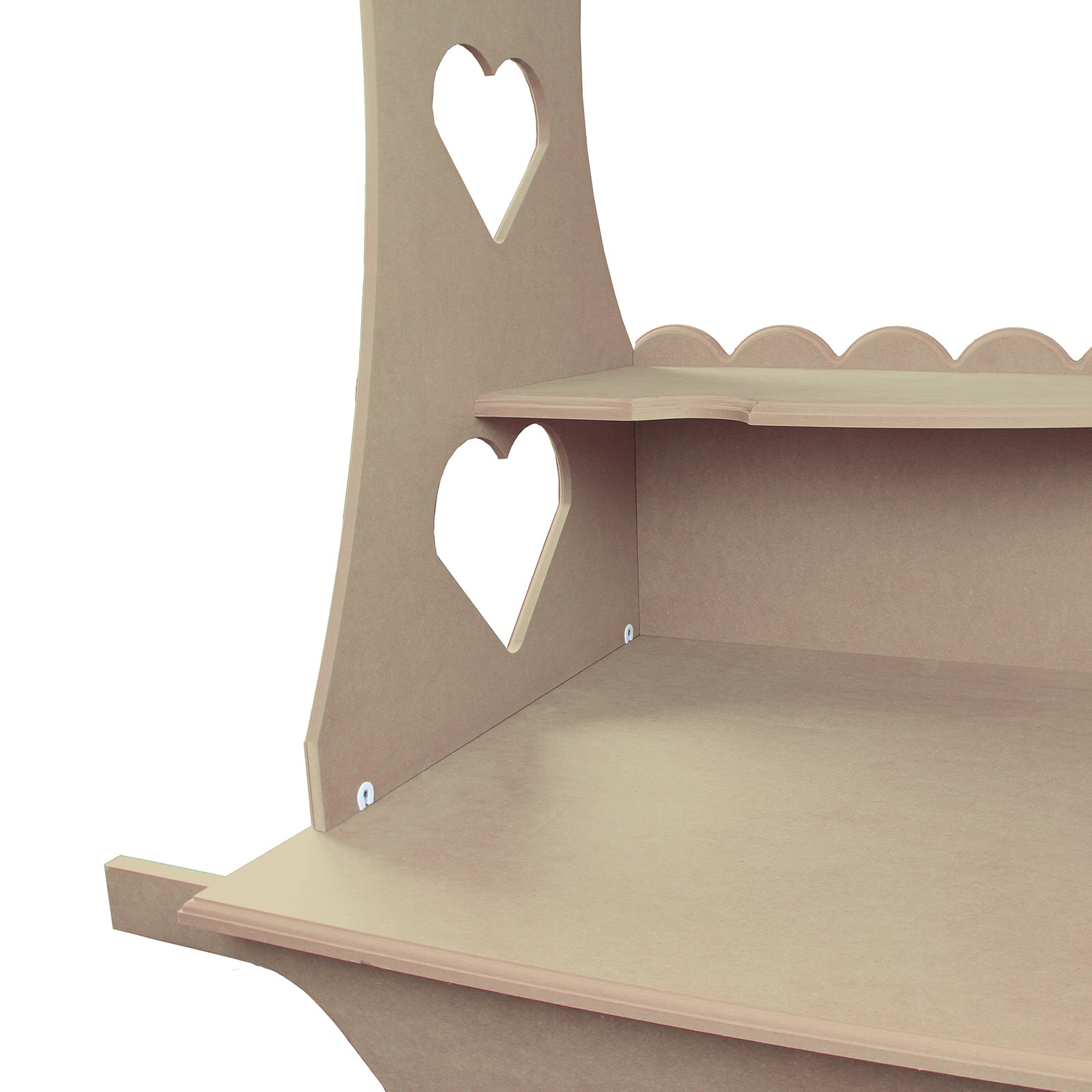 Q-Rax Carretto Dolci MDF 132cm per Matrimonio e Feste
