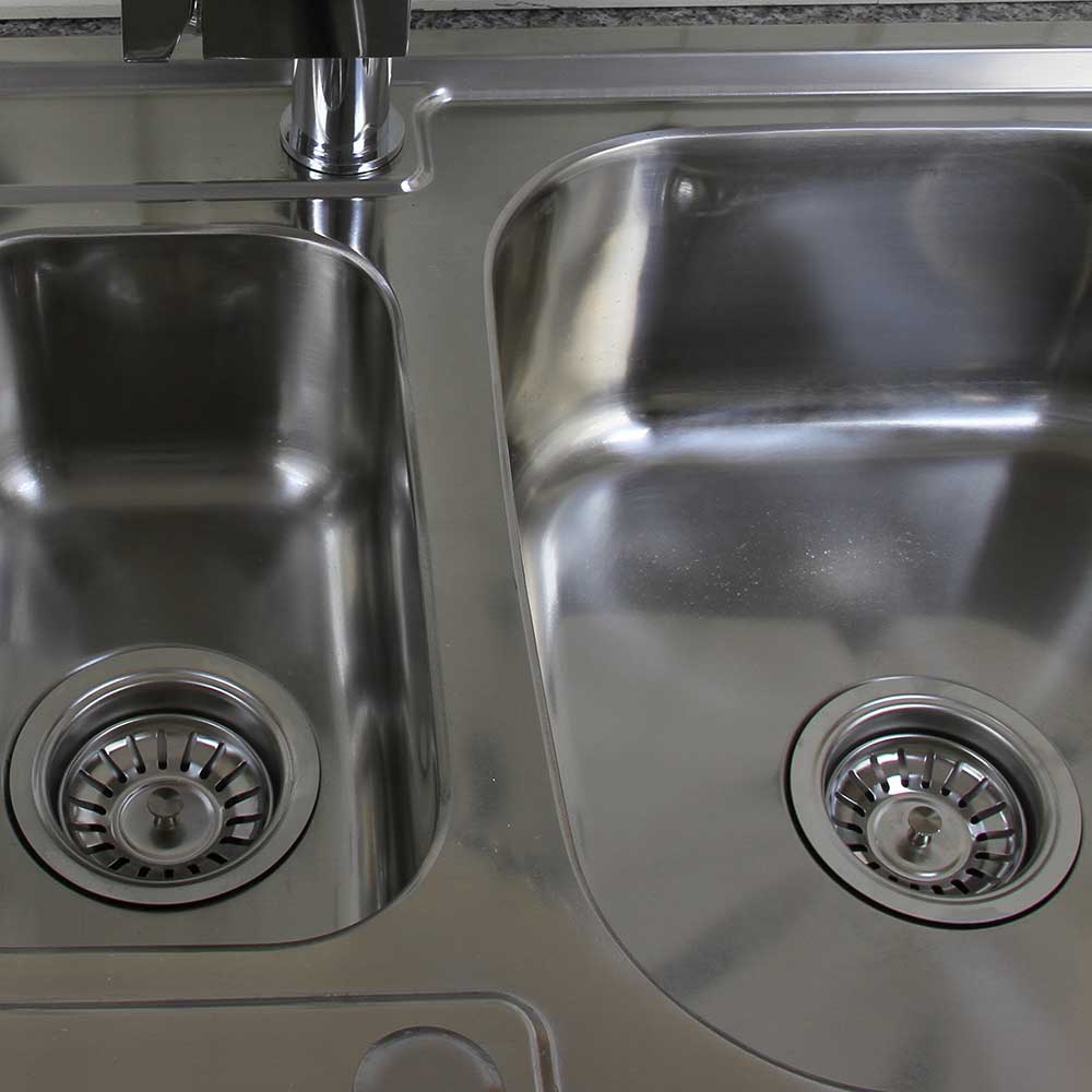 Q-Rax Lavello Cucina Acciaio Inox 1050x500 reversibile