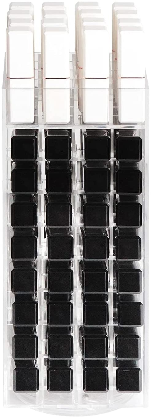 JackCube Design Makeup Porta Rossetti Girevole Acrilico 80 Posti