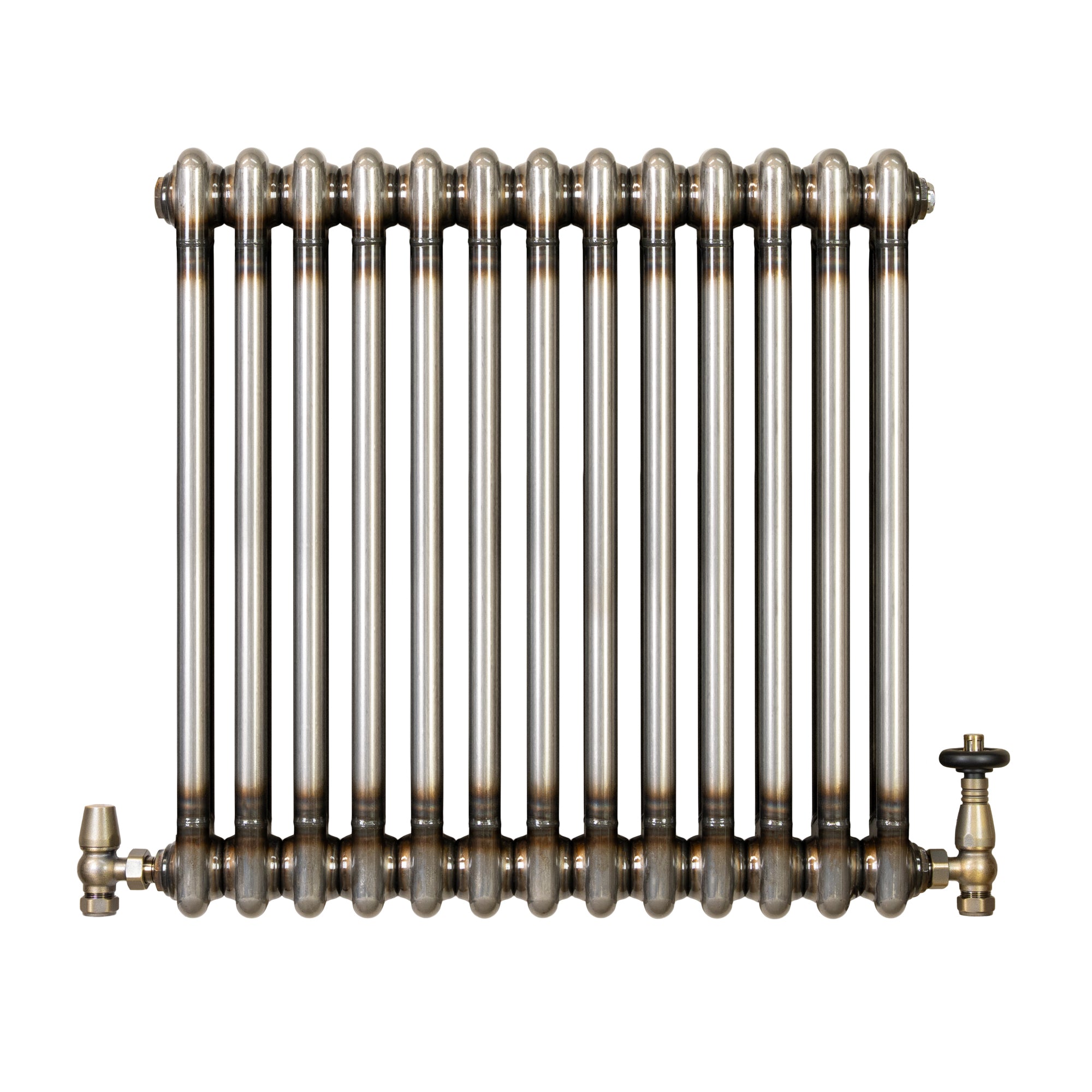 Q-Rax Tradizionali radiatore 2 colonne 600x605 metallo grezzo