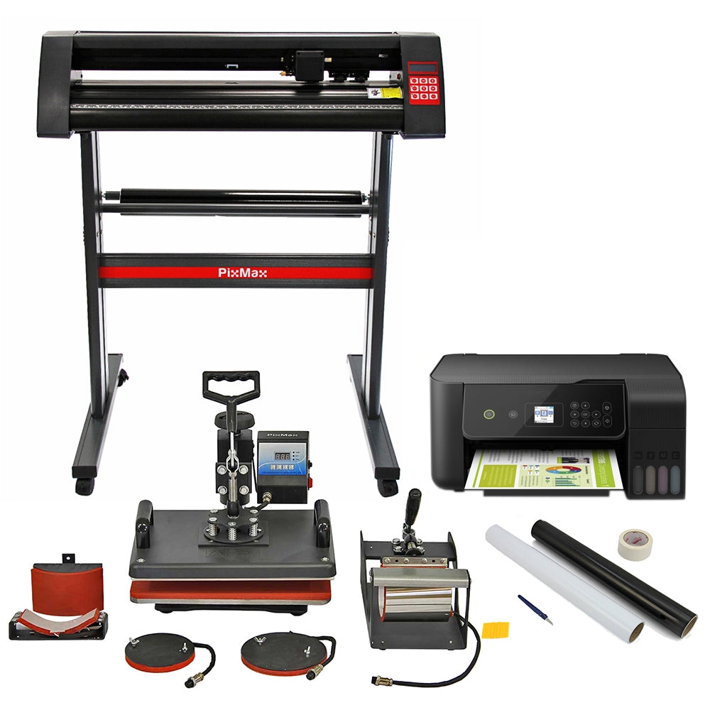 Q-Rax Commercio Pressa a Caldo 5in1 Sublimazione con Plotter