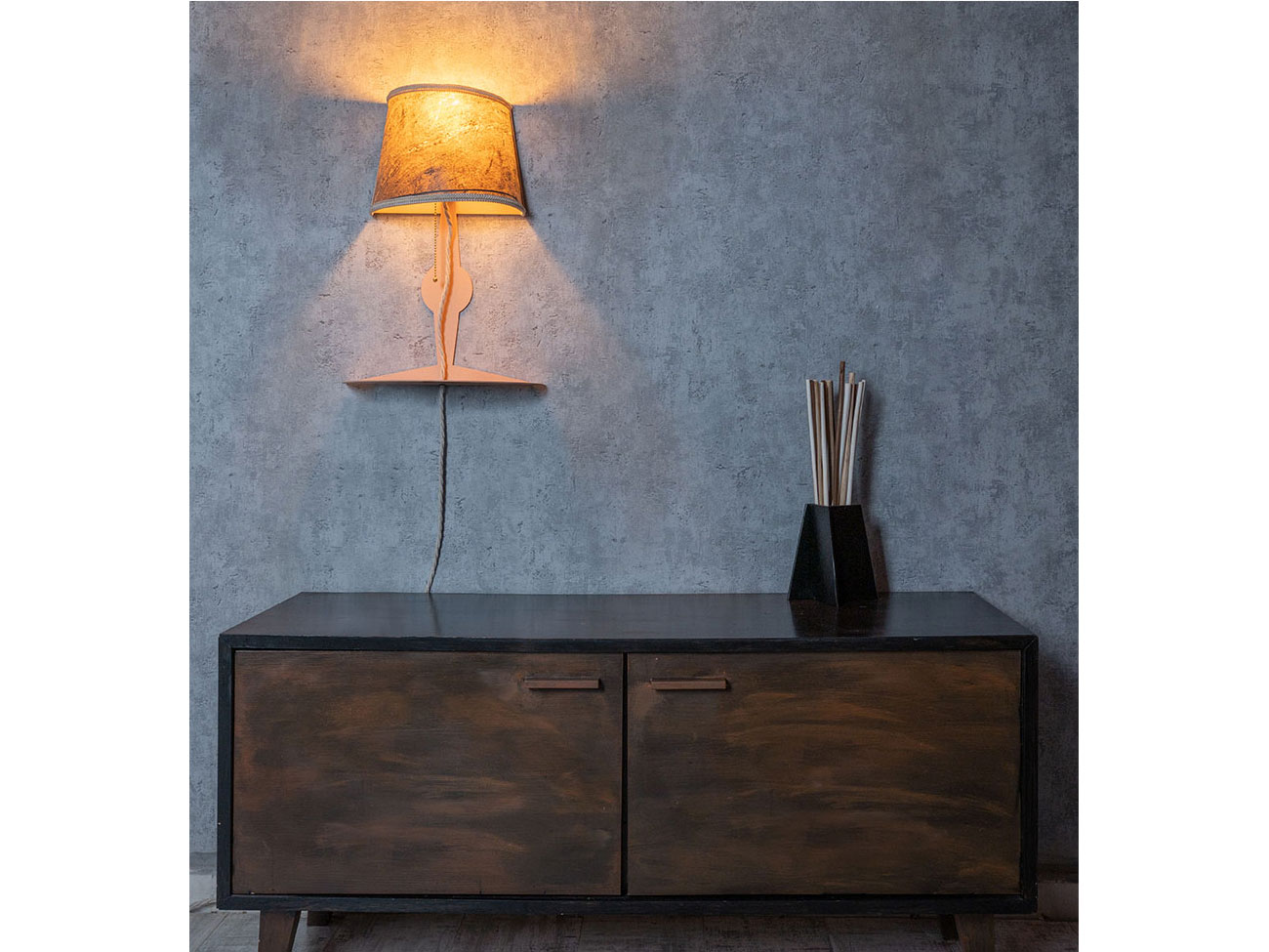 Officinanove Rock Lampada da Terra Pietra Traslucente LED