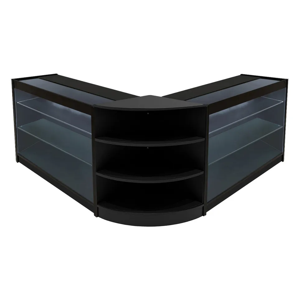 Q-Rax Apollo Set Bancone Negozio Nero LED 2x K1200+LM60