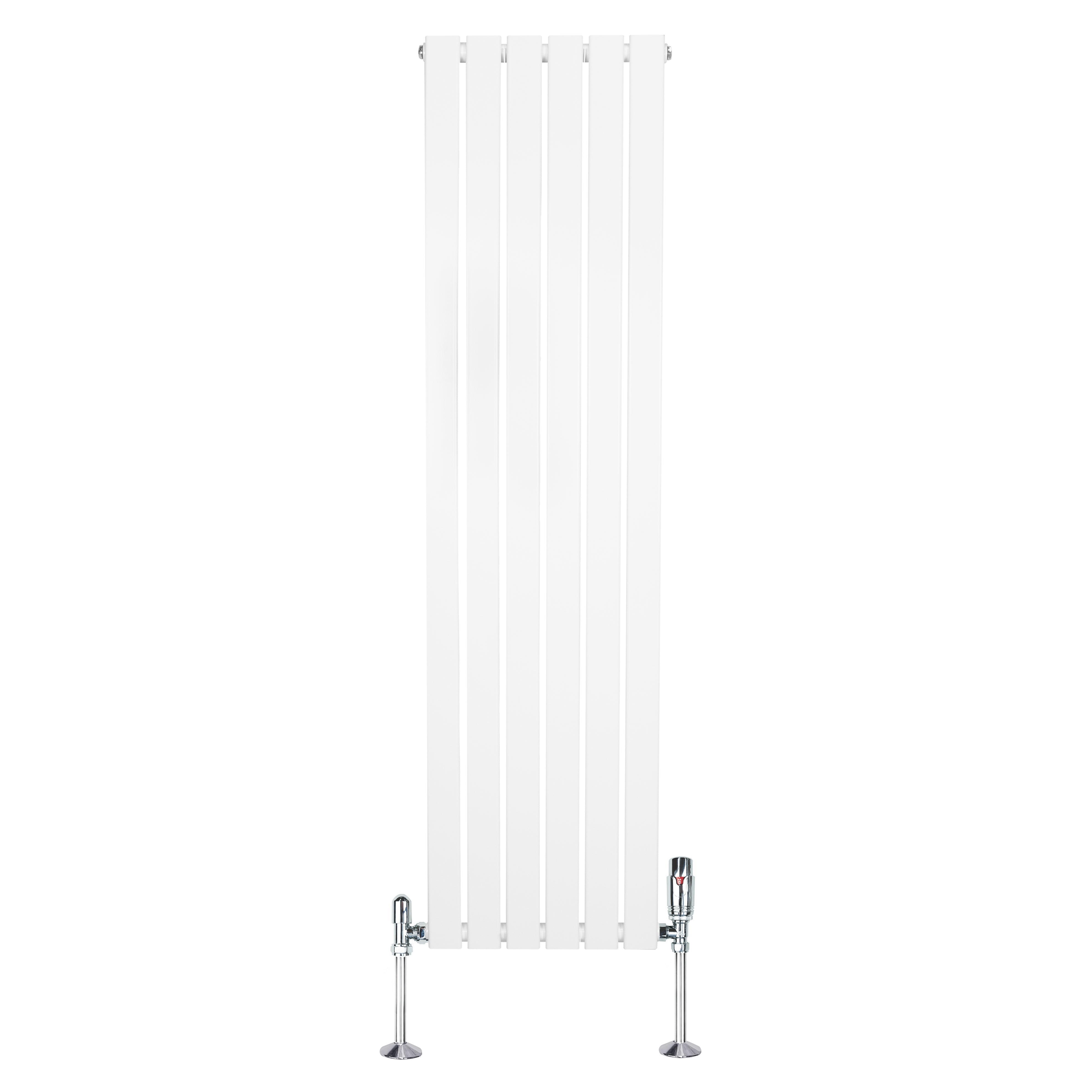 Q-Rax Pannelli Piatti 1600x420 Radiatore Bianco con Valvole