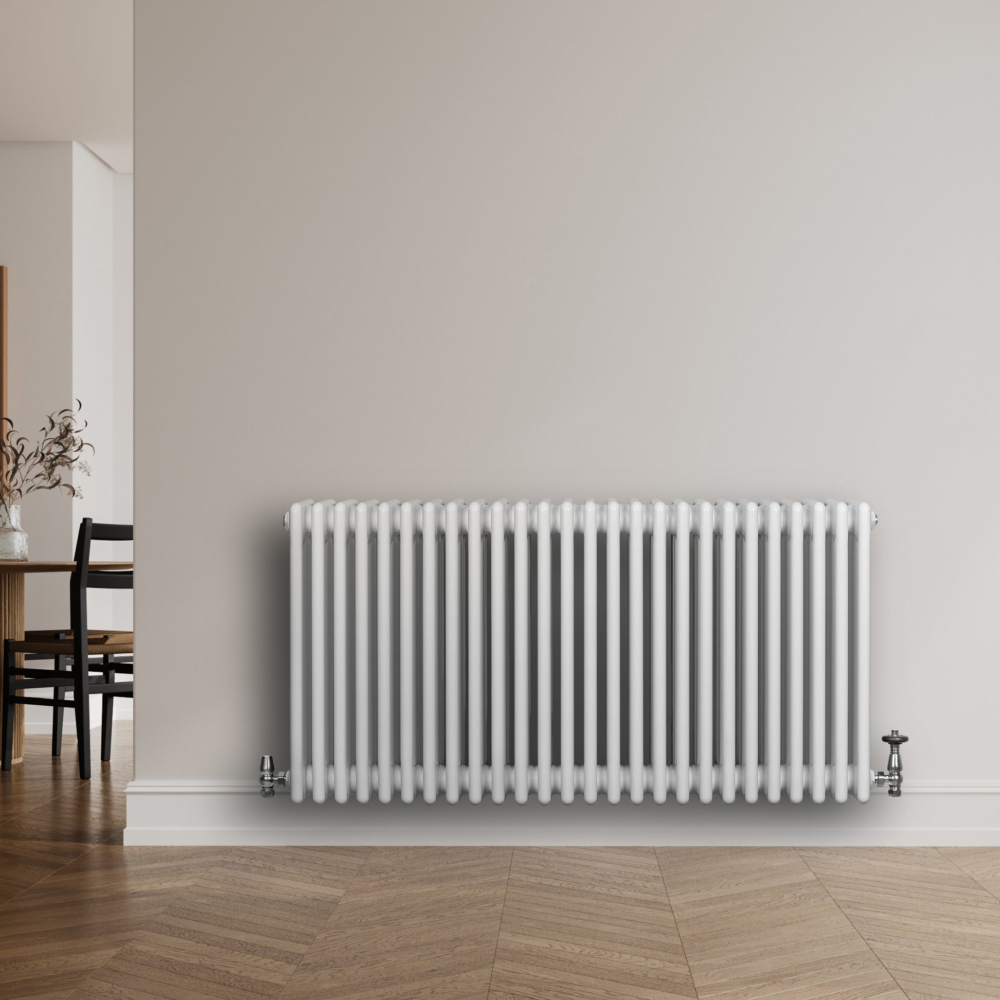 Q-Rax Radiatore Tradizionale 4 Colonne 600x1190 Bianco