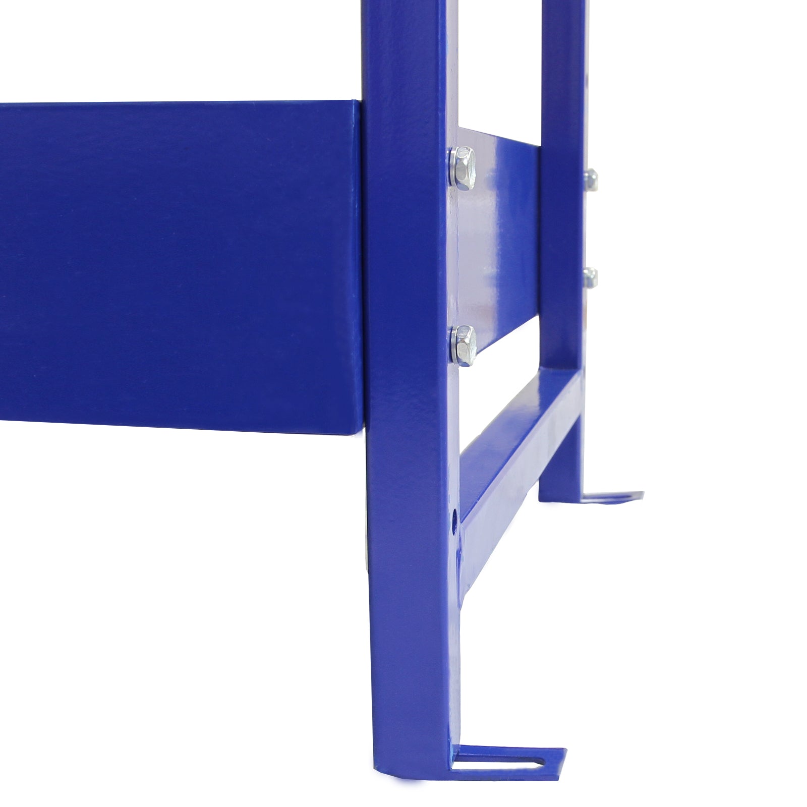 Q-Rax Scaffali da Garage Scaffale Furgone Blu 3 Ripiani Acciaio
