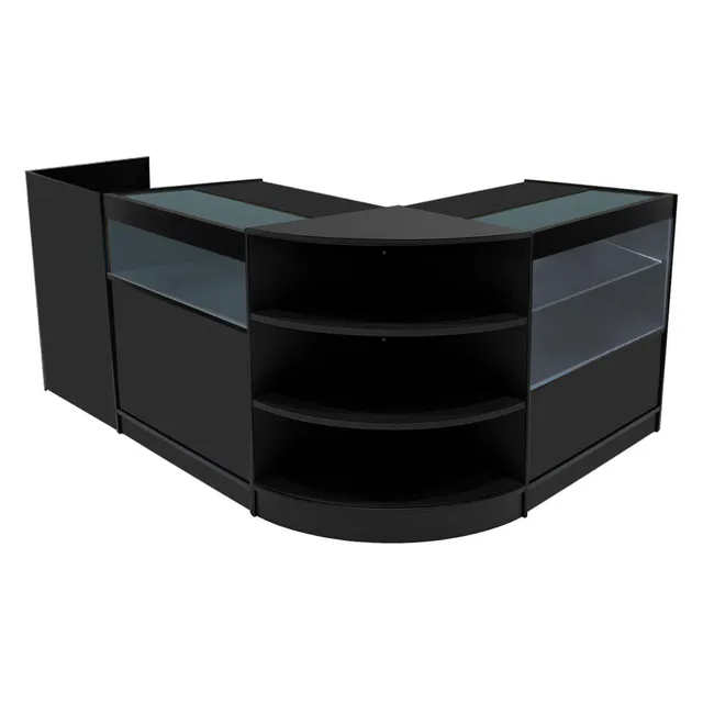 Q-Rax Banconi da Negozio Set Europa LED B900 C900 Nero