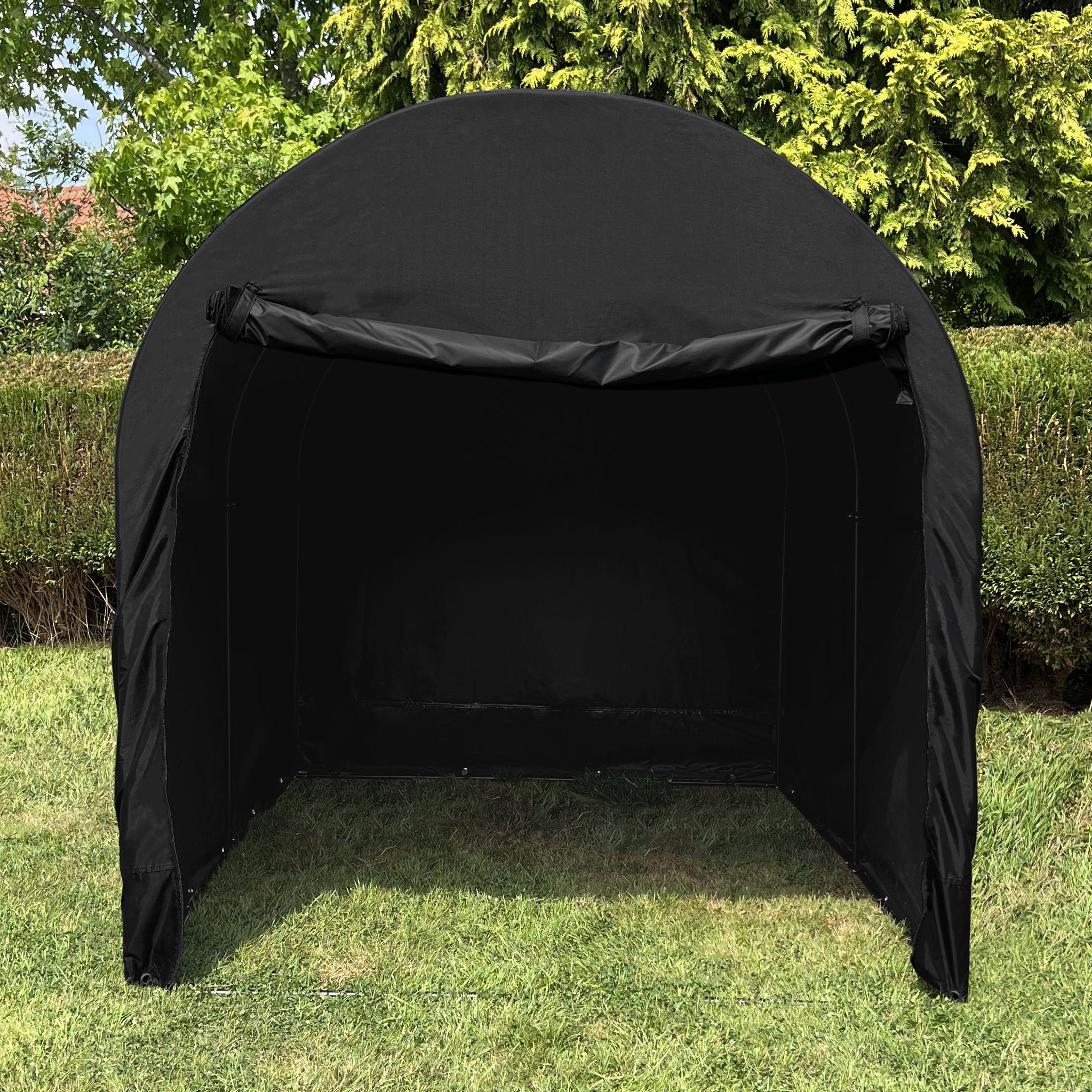 Q-Rax Tenda Garage Bici Grande Nera Impermeabile