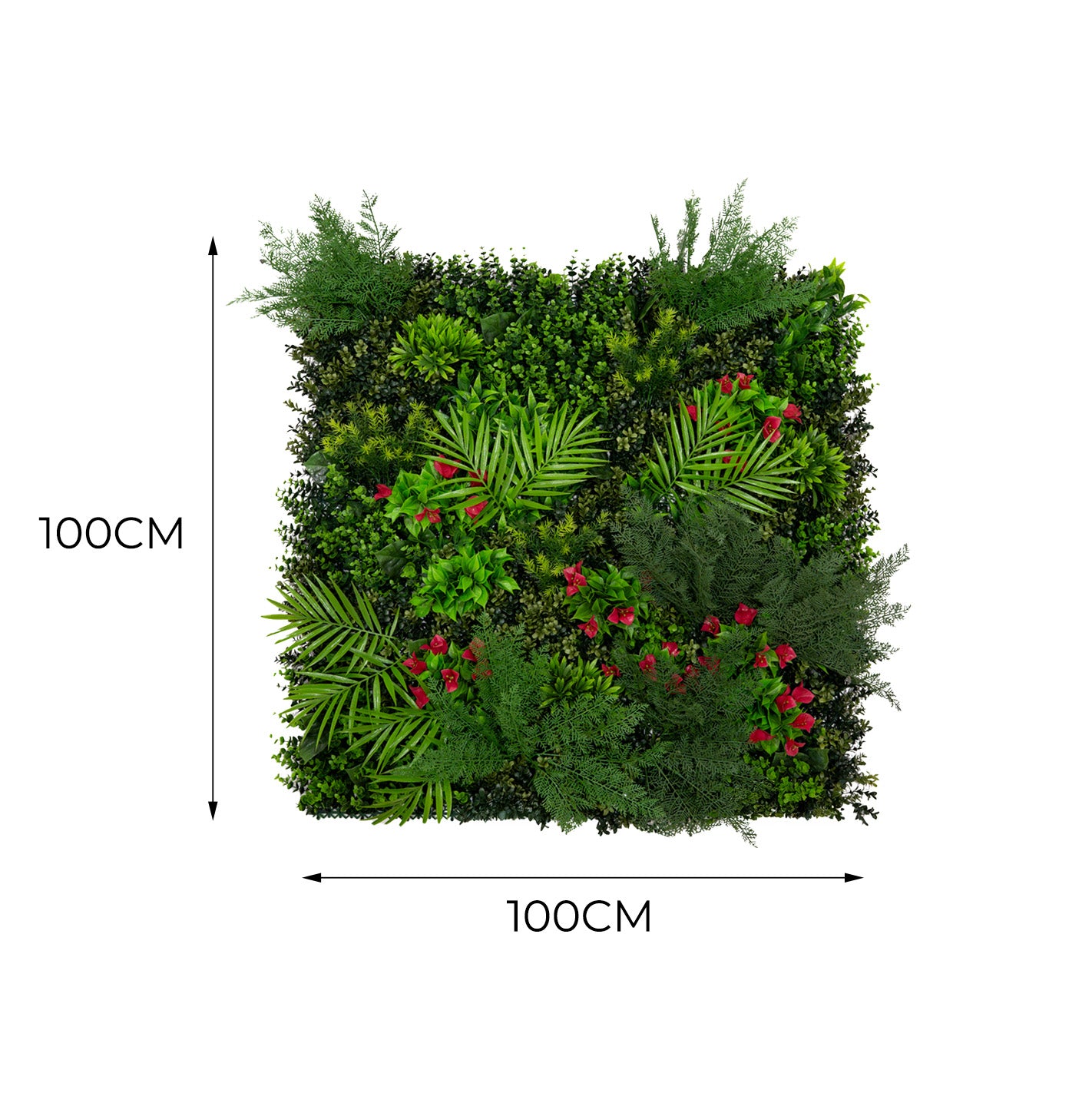 Q-Rax Mira Piastrelle Vegetali Artificiali 100x100 cm UV