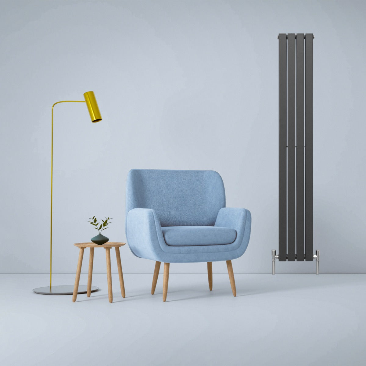Q-Rax Radiatori a Pannelli Piatti 180x28 cm termosifone antracite