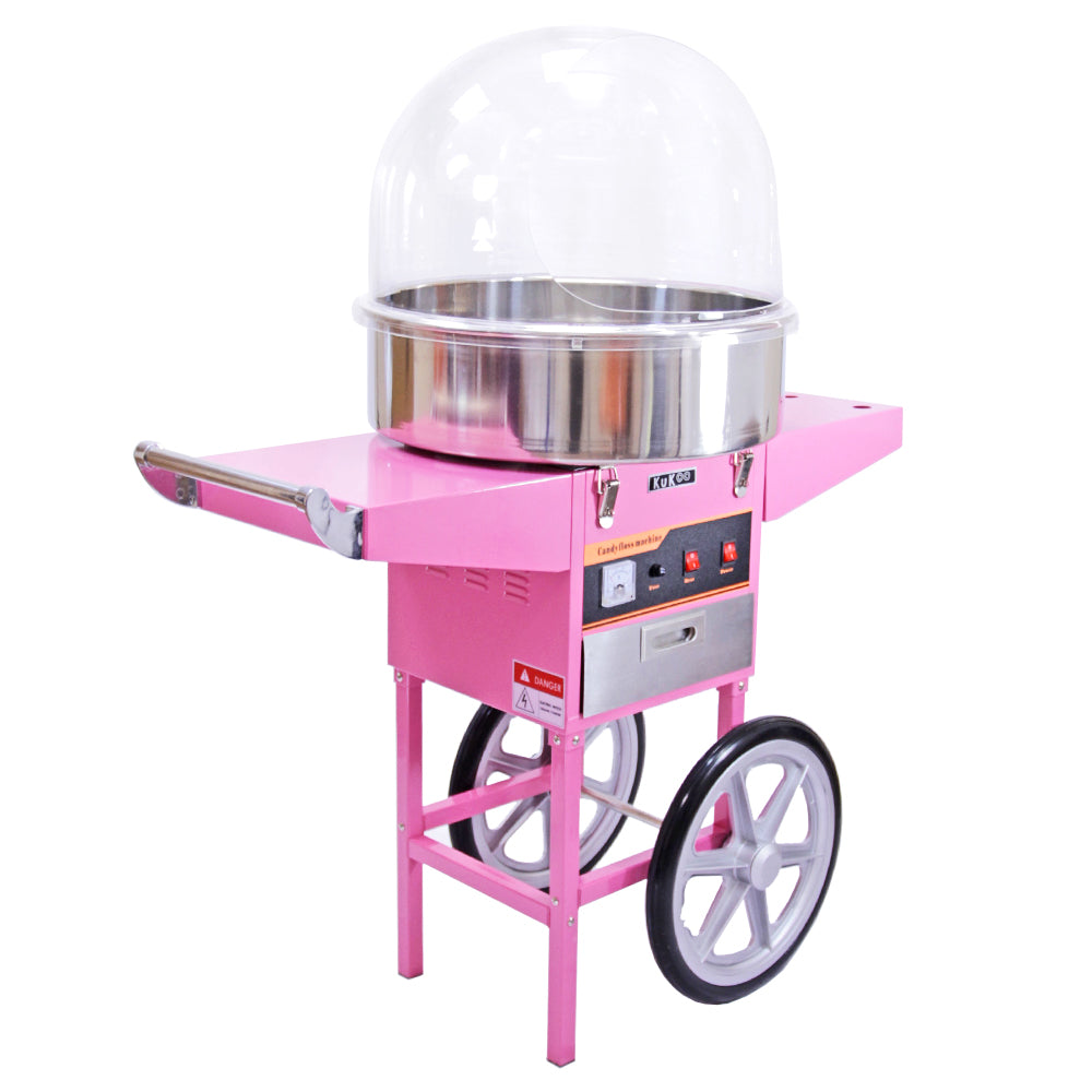 Kukoo Apparecchi Ristorazione Macchina Zucchero Filato Rosa 50cm