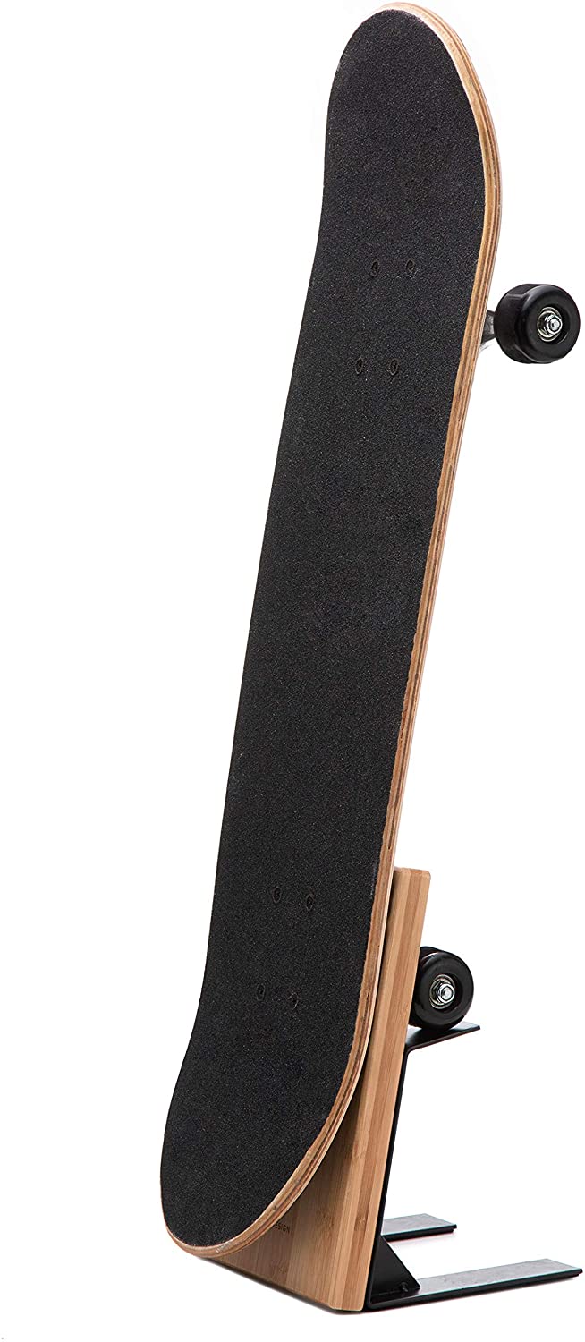 Jackcube Design Porta Skateboard Supporto Legno Metallo Portatile