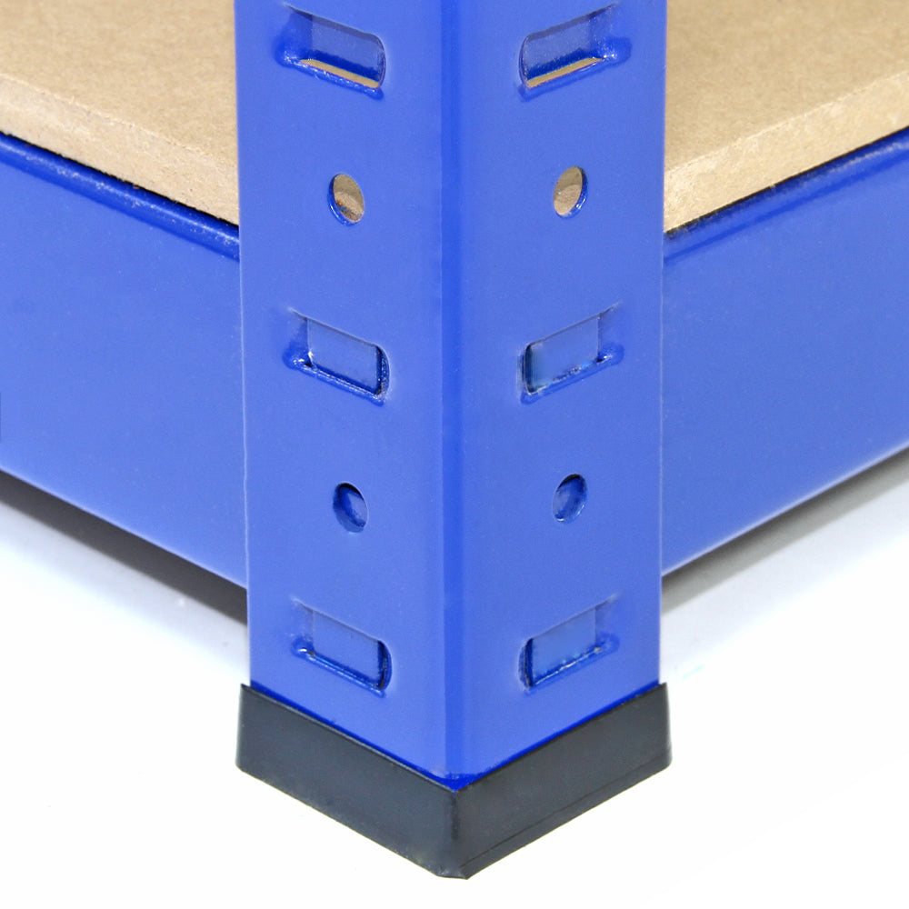 Q-Rax Scaffali T-Rax Acciaio Blu 120 cm 9 Pezzi 280 kg