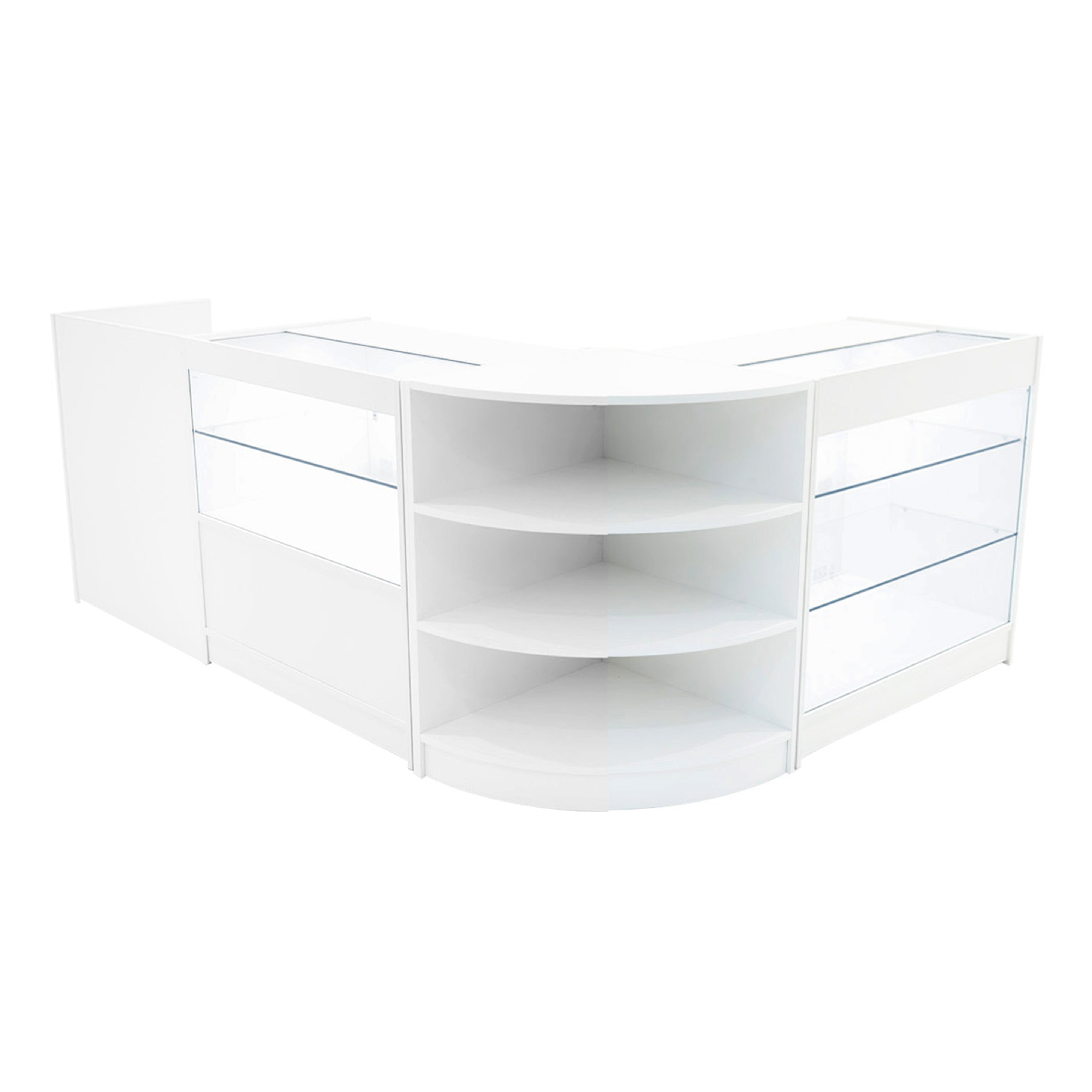 Q-Rax Banconi Negozio Set Theia LED K900 Cassa Bianco