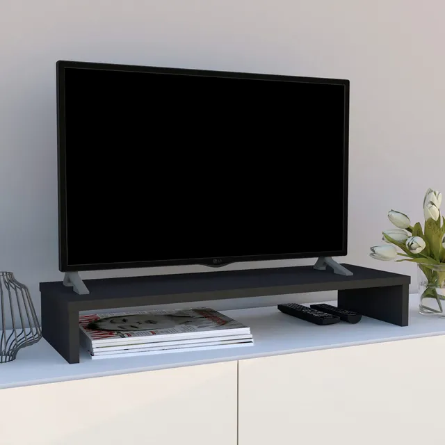 Henor Supporti Rialzanti Monitor Tv 82 cm rialzo grafite 50 kg
