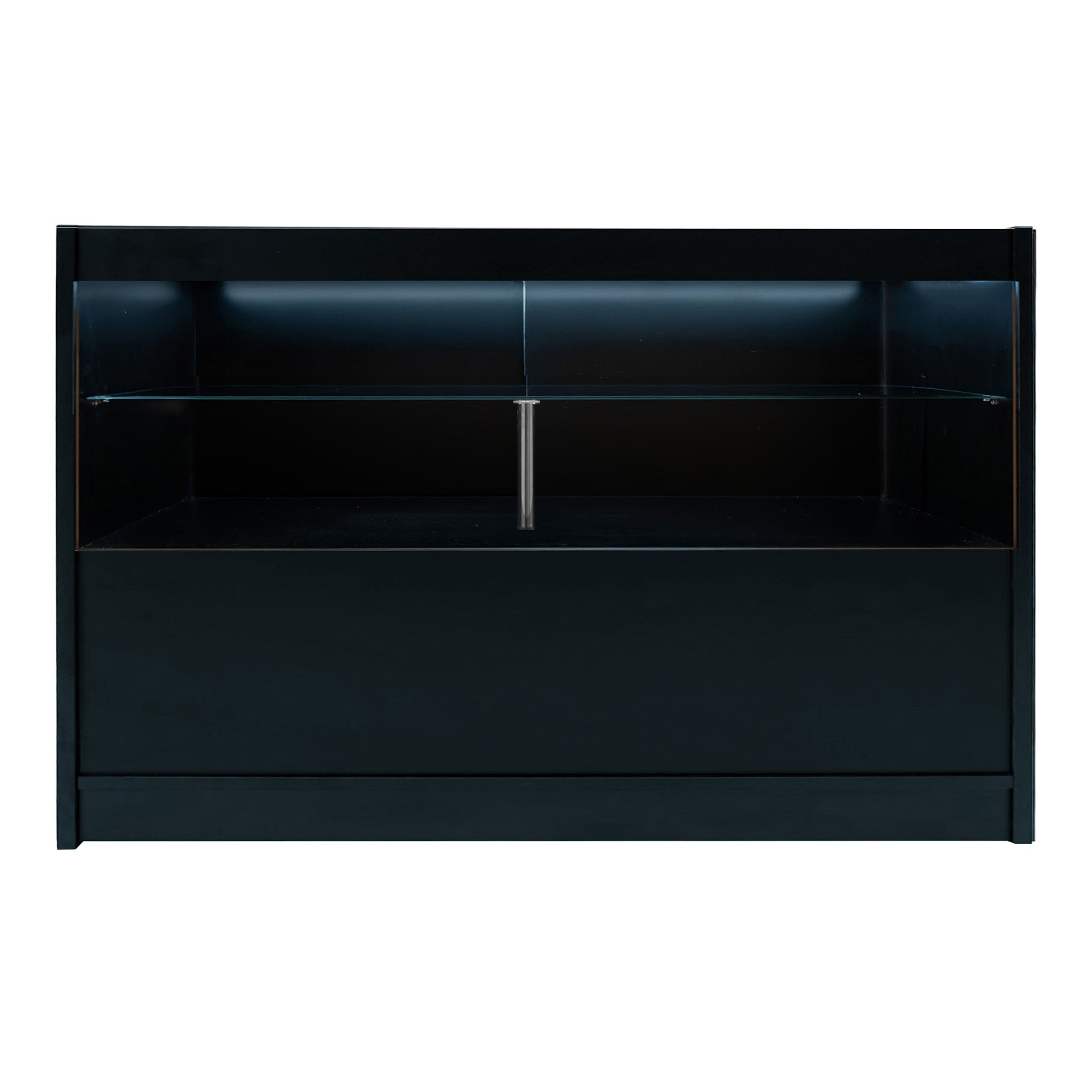 Q-Rax Selene Bancone Negozio Nero C1500+CM60 LED