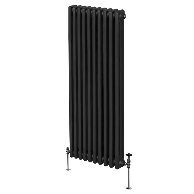 Q-Rax Radiatori Tradizionali 1800x472 termosifone nero 3 colonne
