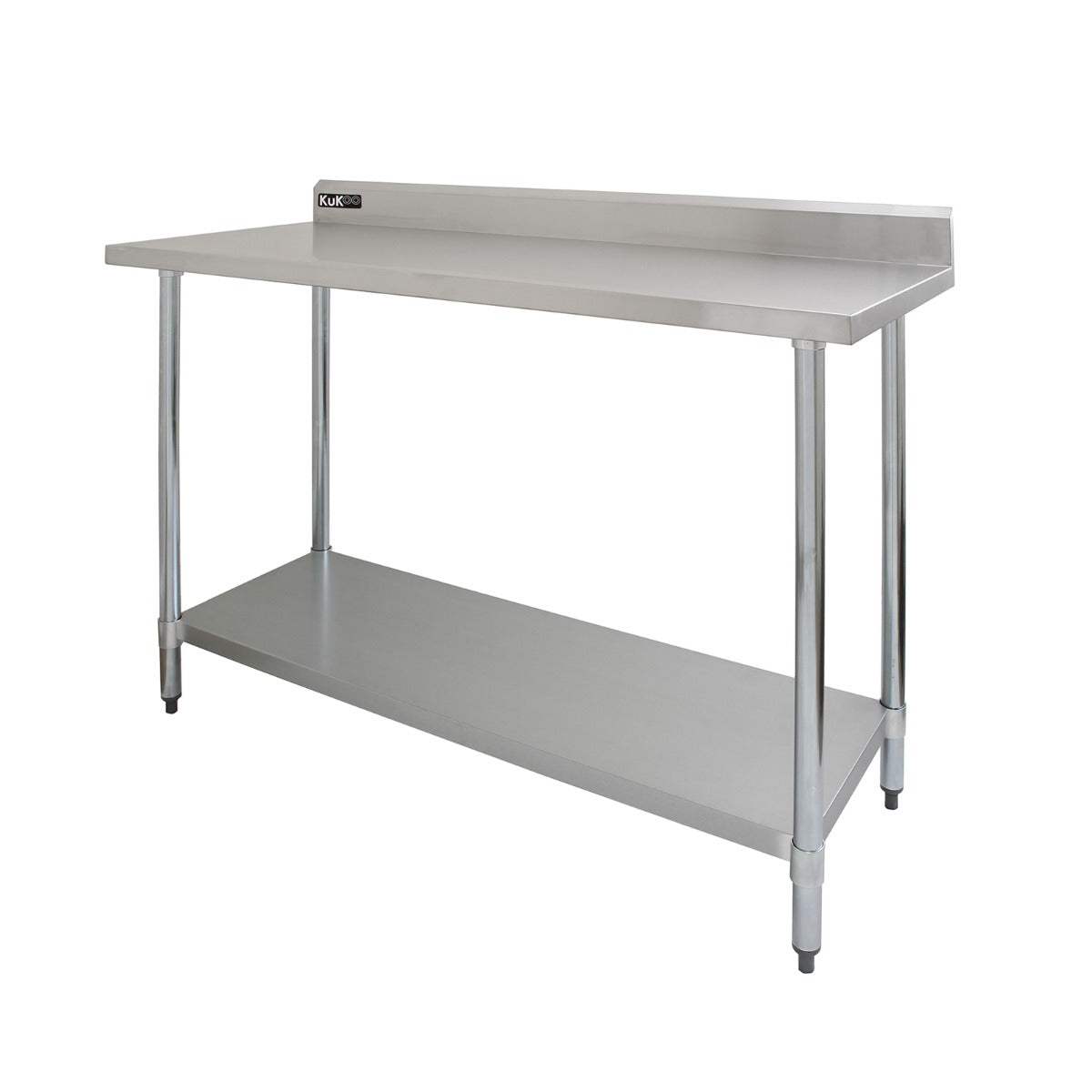 Q-Rax Tavolo Inox 120x60x90cm banco cucina alzatina 250 kg