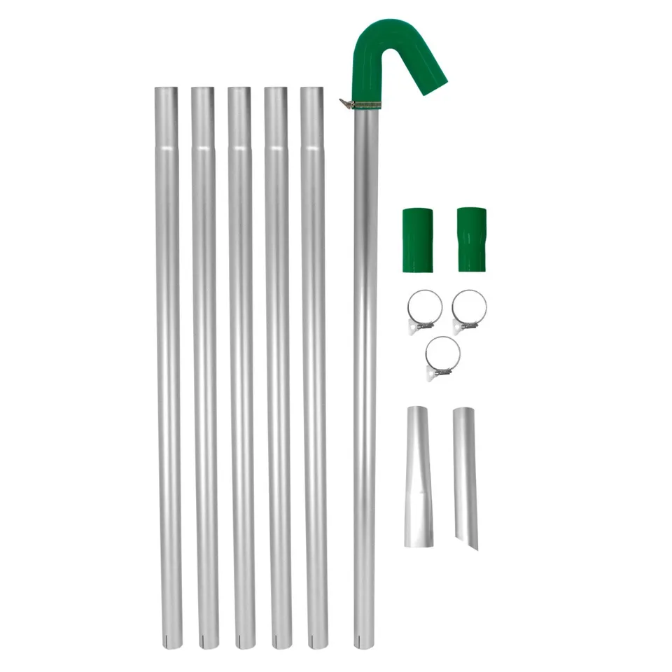 Q-Rax Maxblast kit aspirazione grondaie 7,2 m 6 aste
