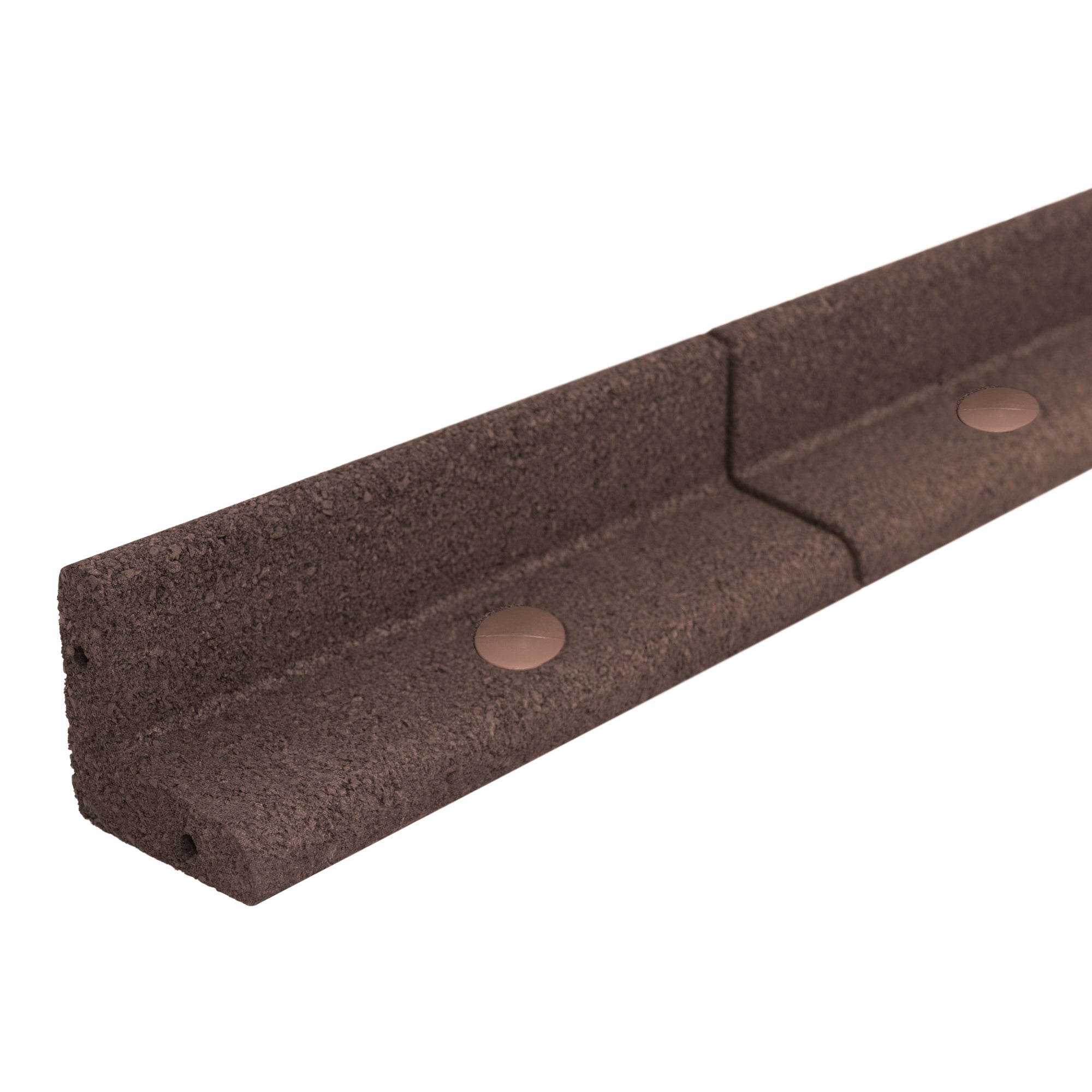 Q-Rax bordura giardino flessibile marrone 6x1,2 m gomma