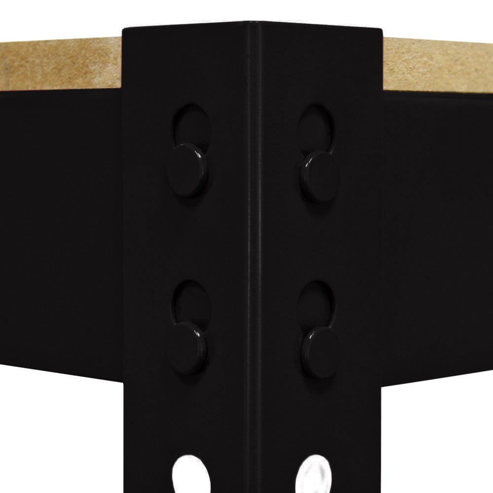Q-Rax Banco Lavoro Nero 120 cm acciaio MDF 200 kg