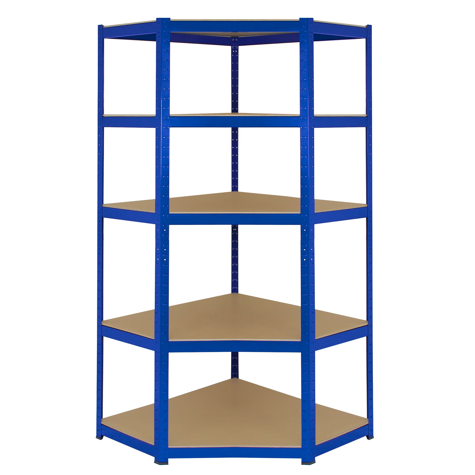 Q-Rax Set 3 Scaffali T-Rax Blu 90cm Angolo+2 Portata 280kg