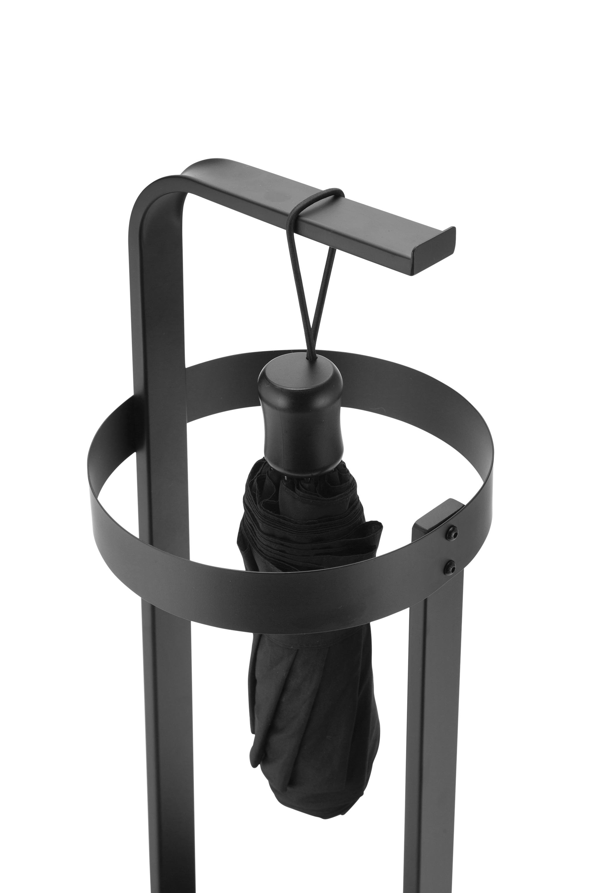 Jackcube Design Entryway Portaombrelli Acciaio Nero 62cm