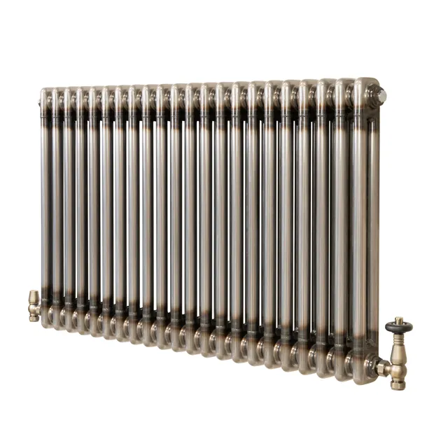 Q-Rax Radiatore Tradizionale 2 Colonne 600x1010 Metallo Grezzo