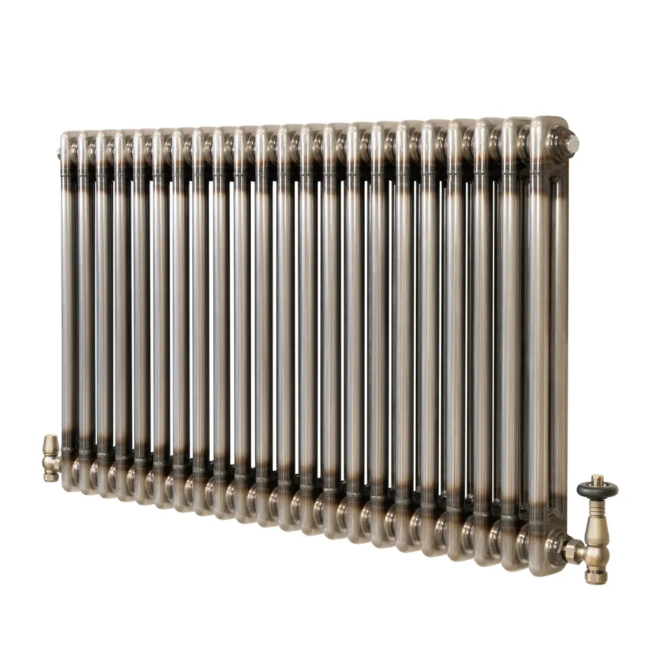 Q-Rax Radiatore Tradizionale 2 Colonne 600x1010 Metallo Grezzo