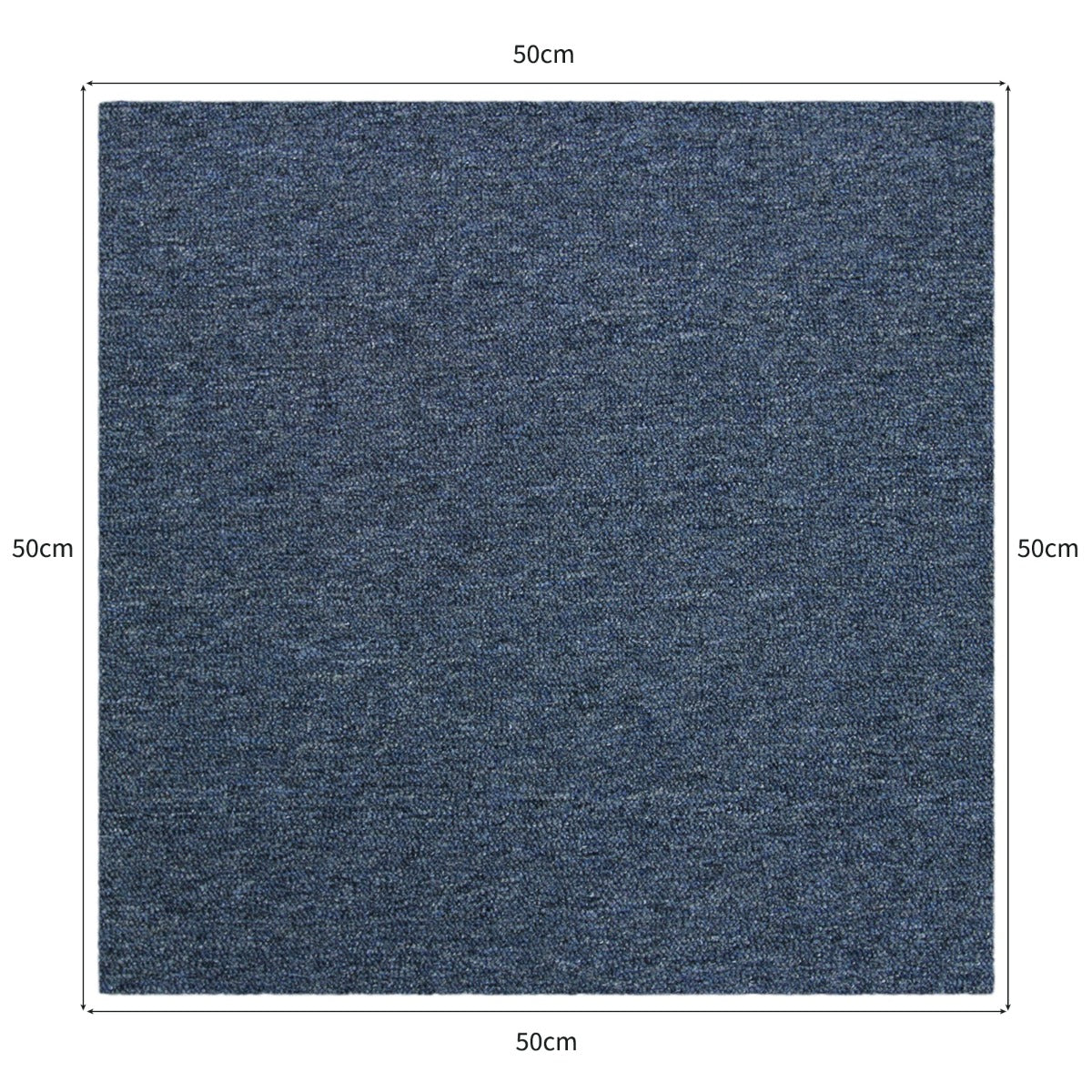Q-Rax Storm Blue 40 piastrelle moquette 10m2 blu tempesta