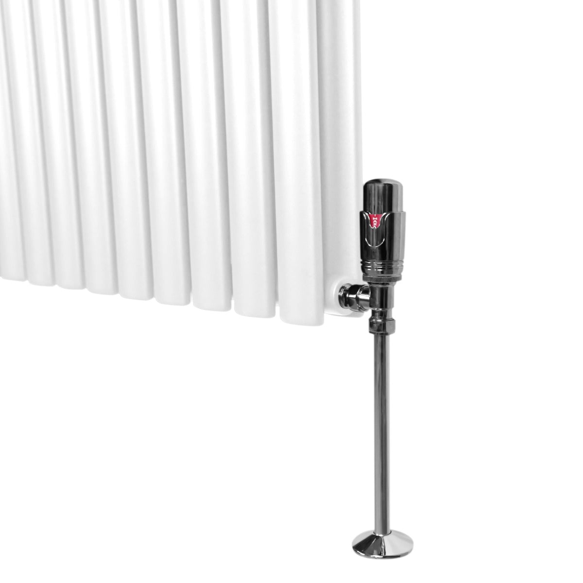 Q-Rax Radiatori Tradizionali Ovale 1600x480 Bianco Valvole