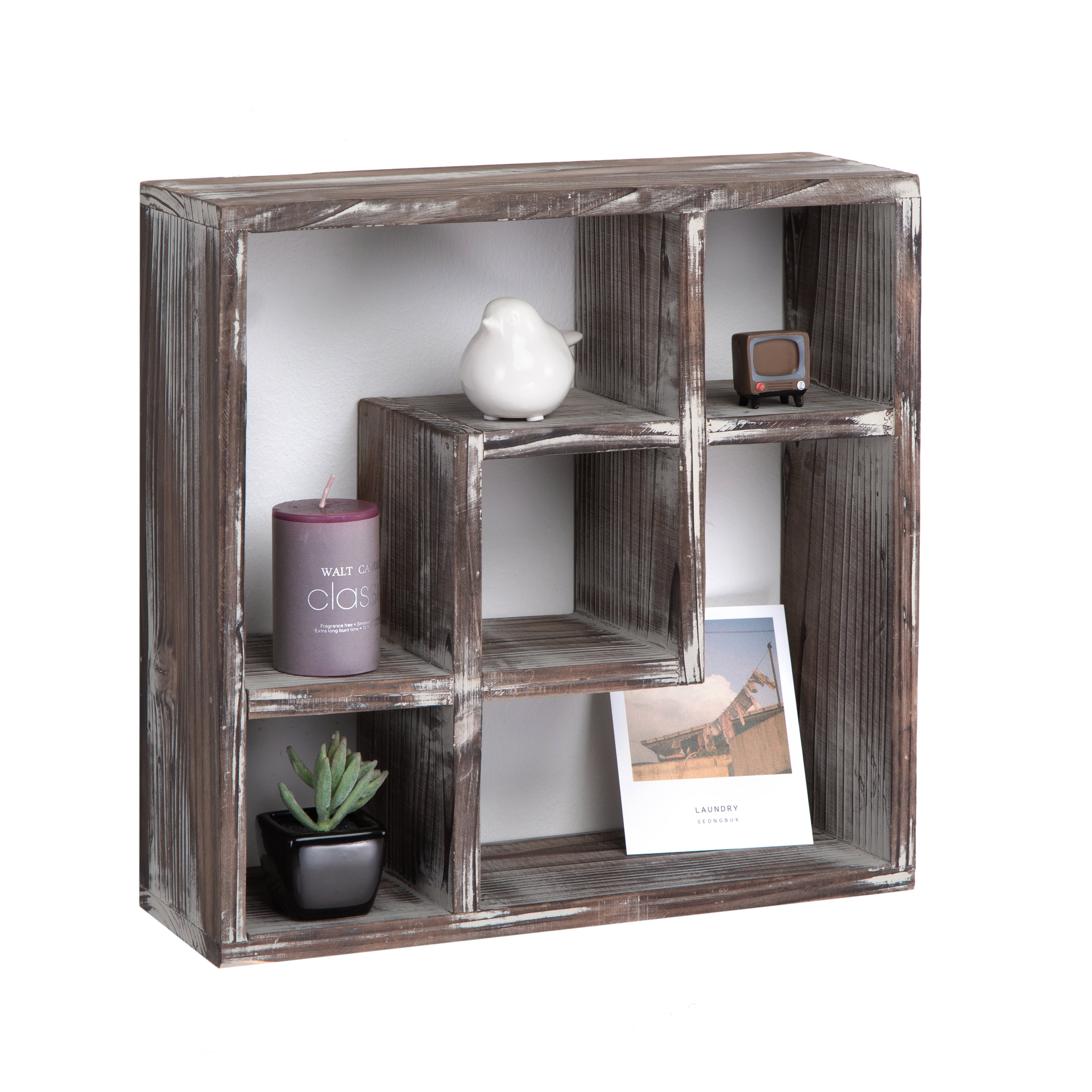 Jackcube Design Display Scaffale Cubo Legno 5 Scomparti