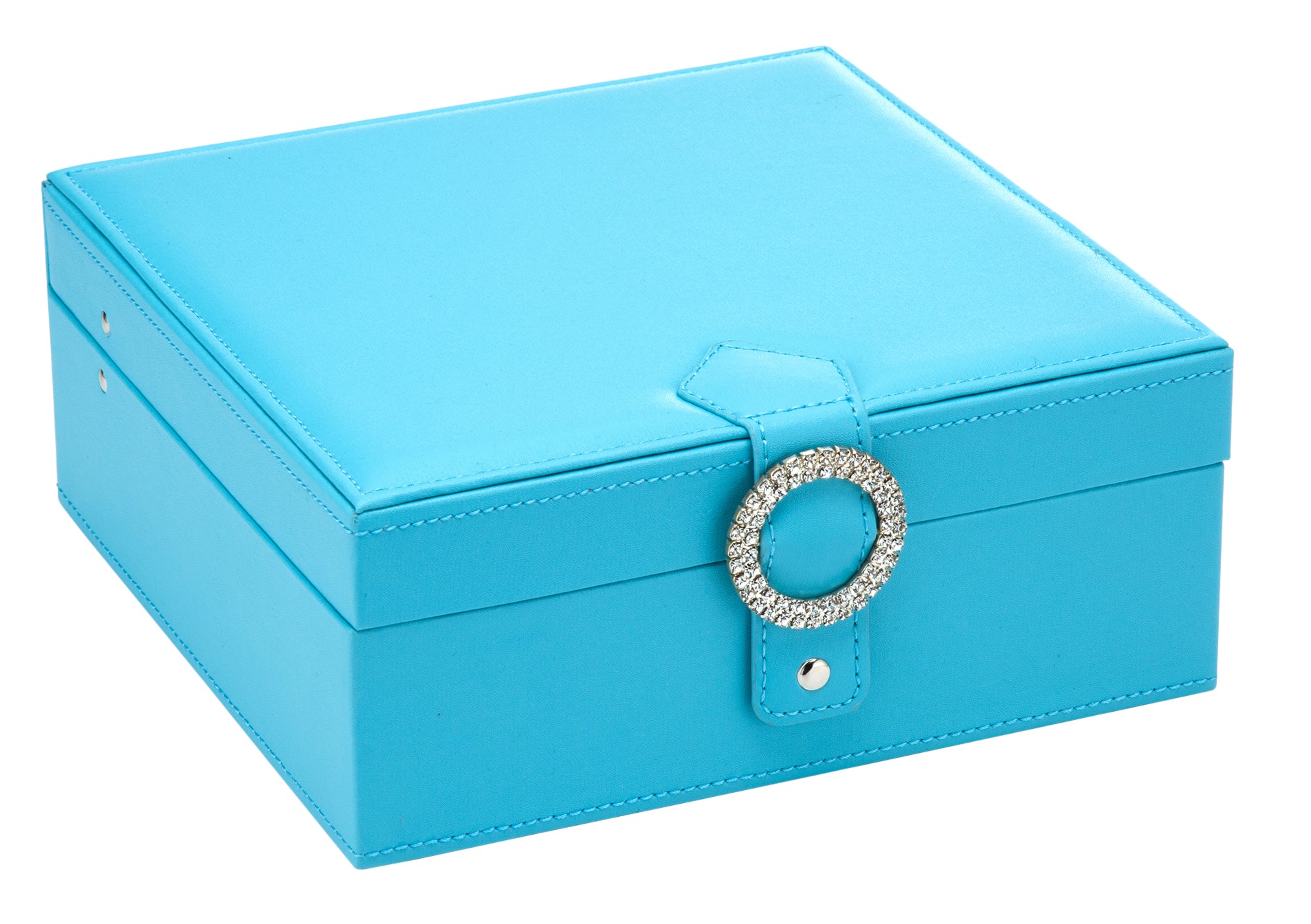 Jackcube Design Makeup scatola orecchini blu 50 posti specchio