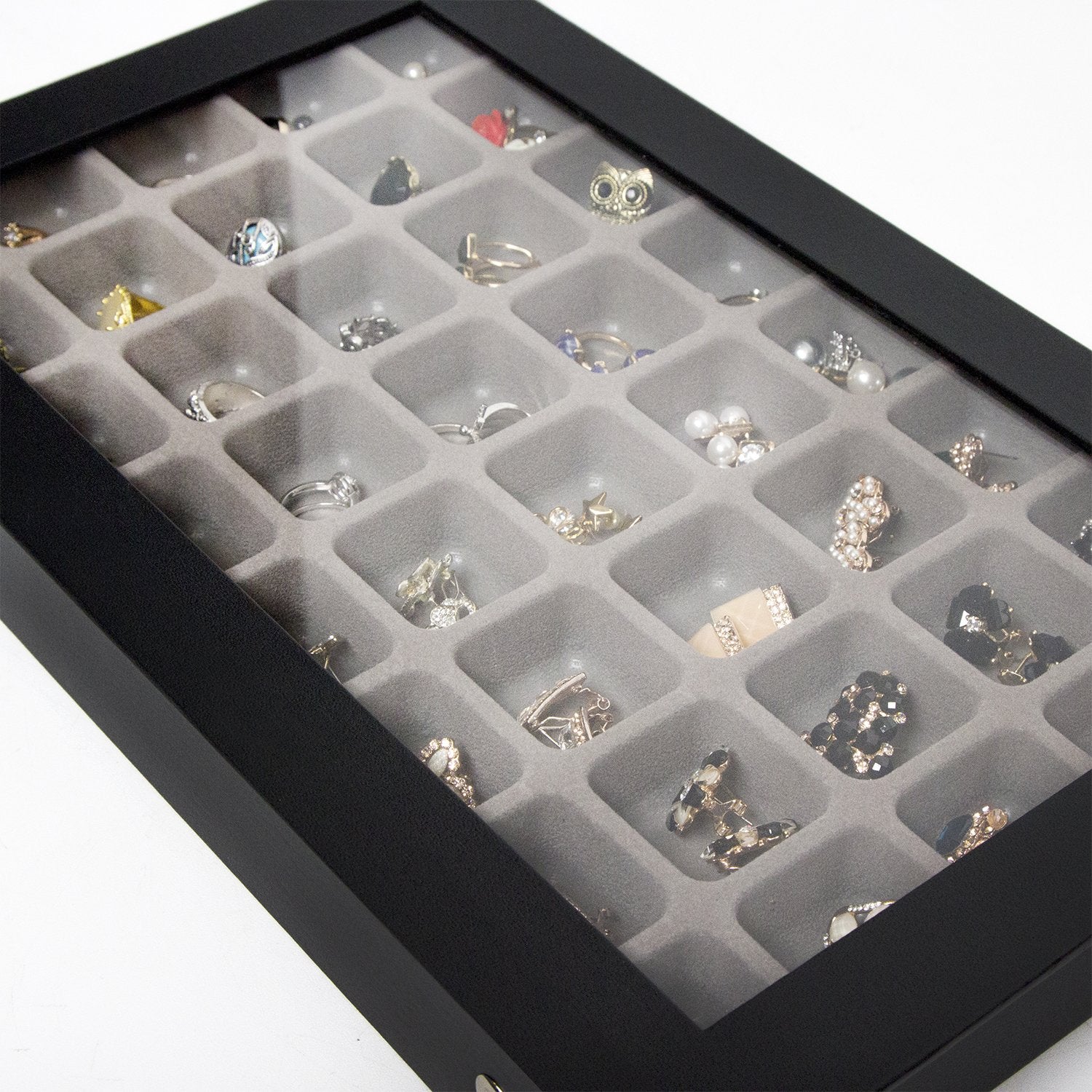 Jackcube Design Scatola Portagioie 40 Scomparti Coperchio Acrilico