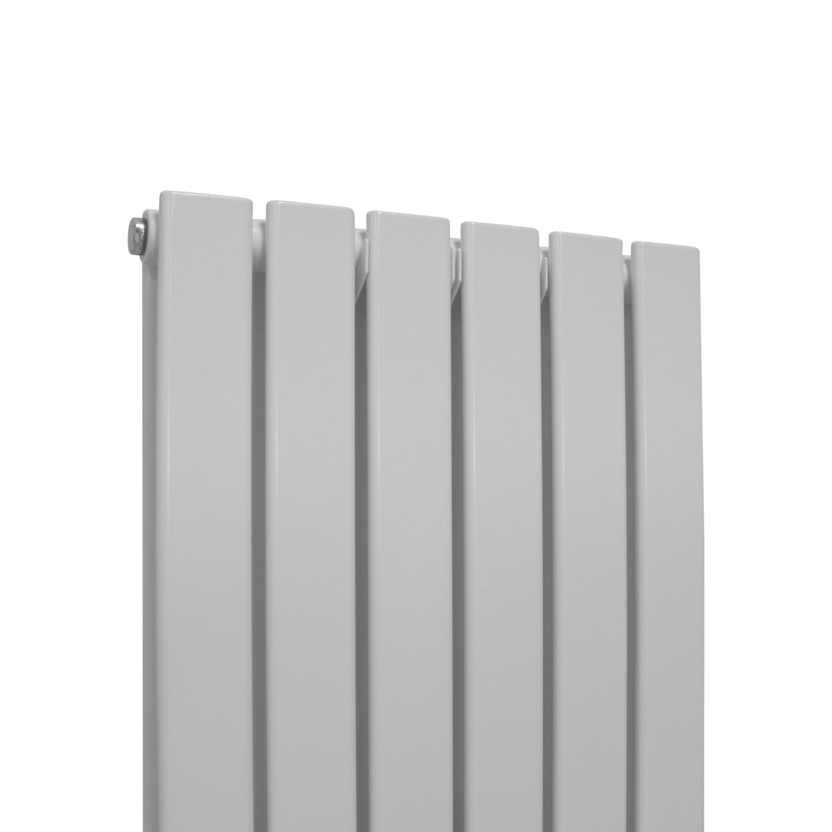 Q-Rax Pannelli Piatti 180x42cm Radiatore Bianco Lucido Acciaio