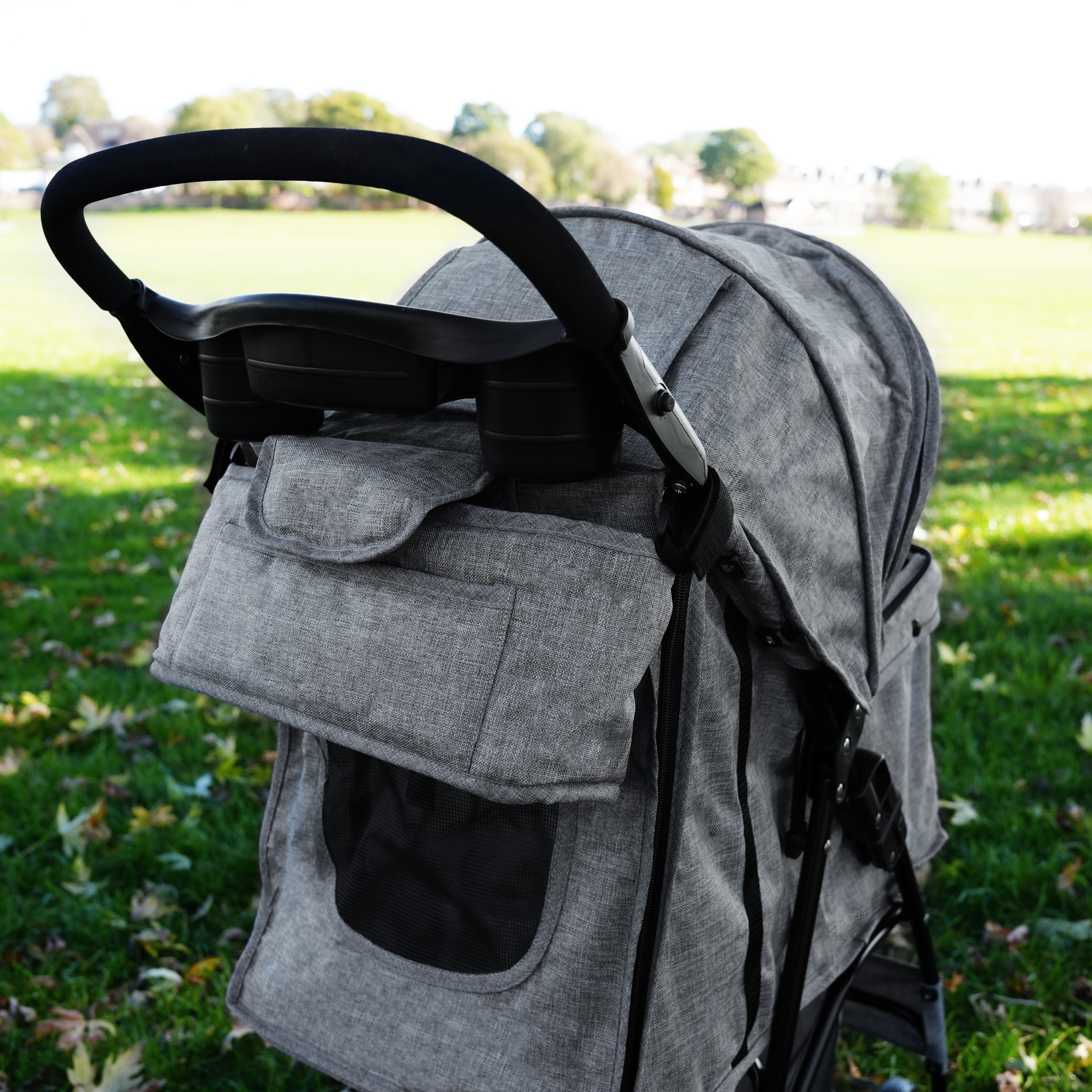 Q-Rax Accessori per la casa Borsa Passeggino Grigio Oxford
