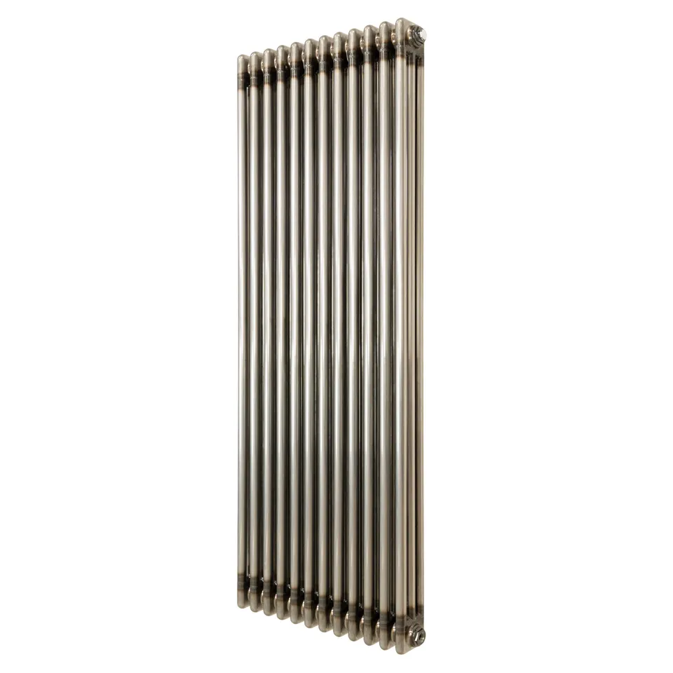 Q-Rax Radiatore Verticale 1500x560 Metallo Grezzo 3 Colonne