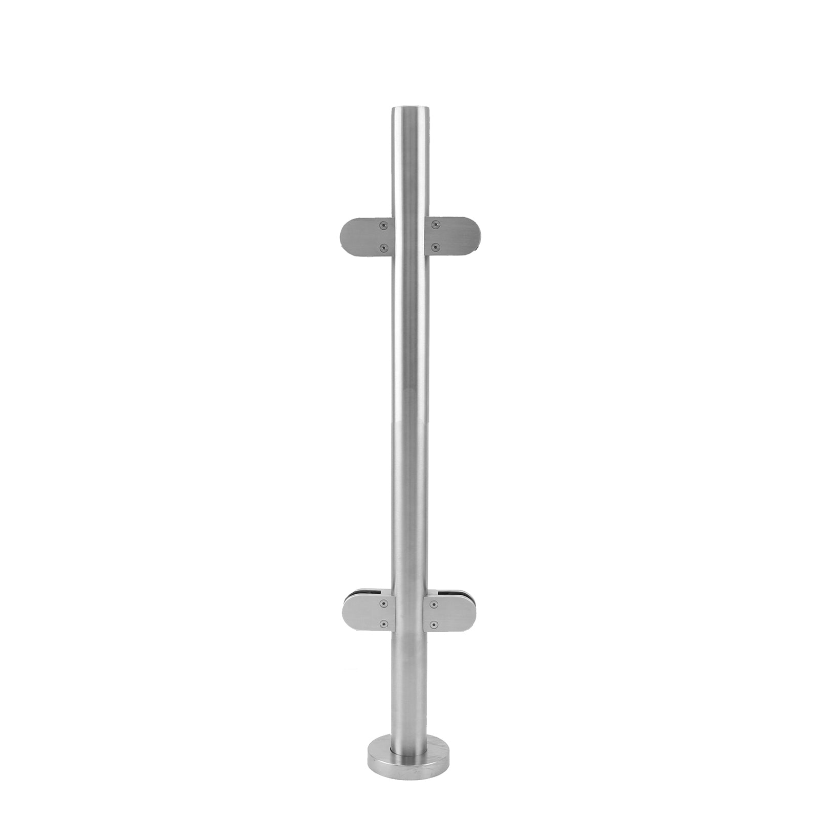 Q-Rax Palo Balaustra Acciaio Inox 90cm Centrale