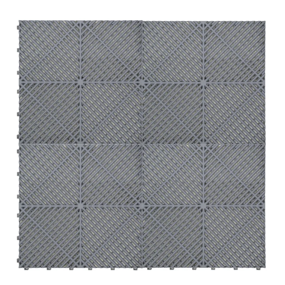 Q-Rax Piastrelle Ventilate Pavimento 120 Grigie 19,2 mq