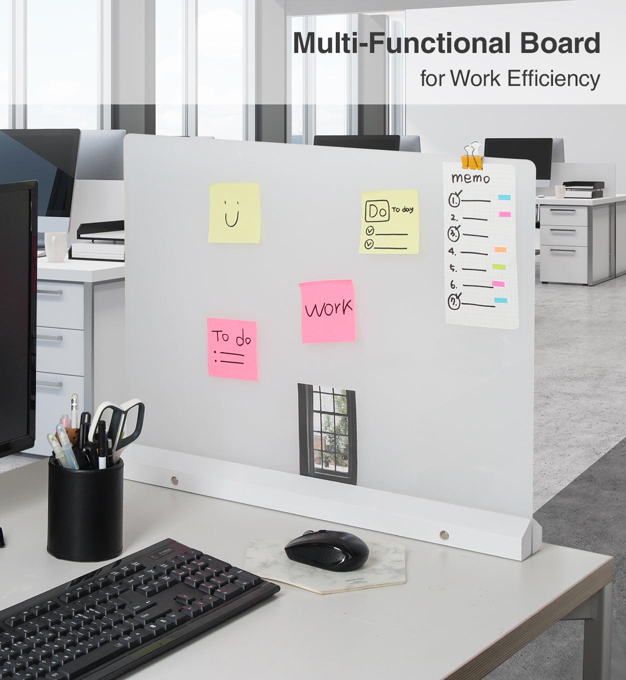 Jackcube Design Home Office Pannello Divisorio Scrivania Acrilico